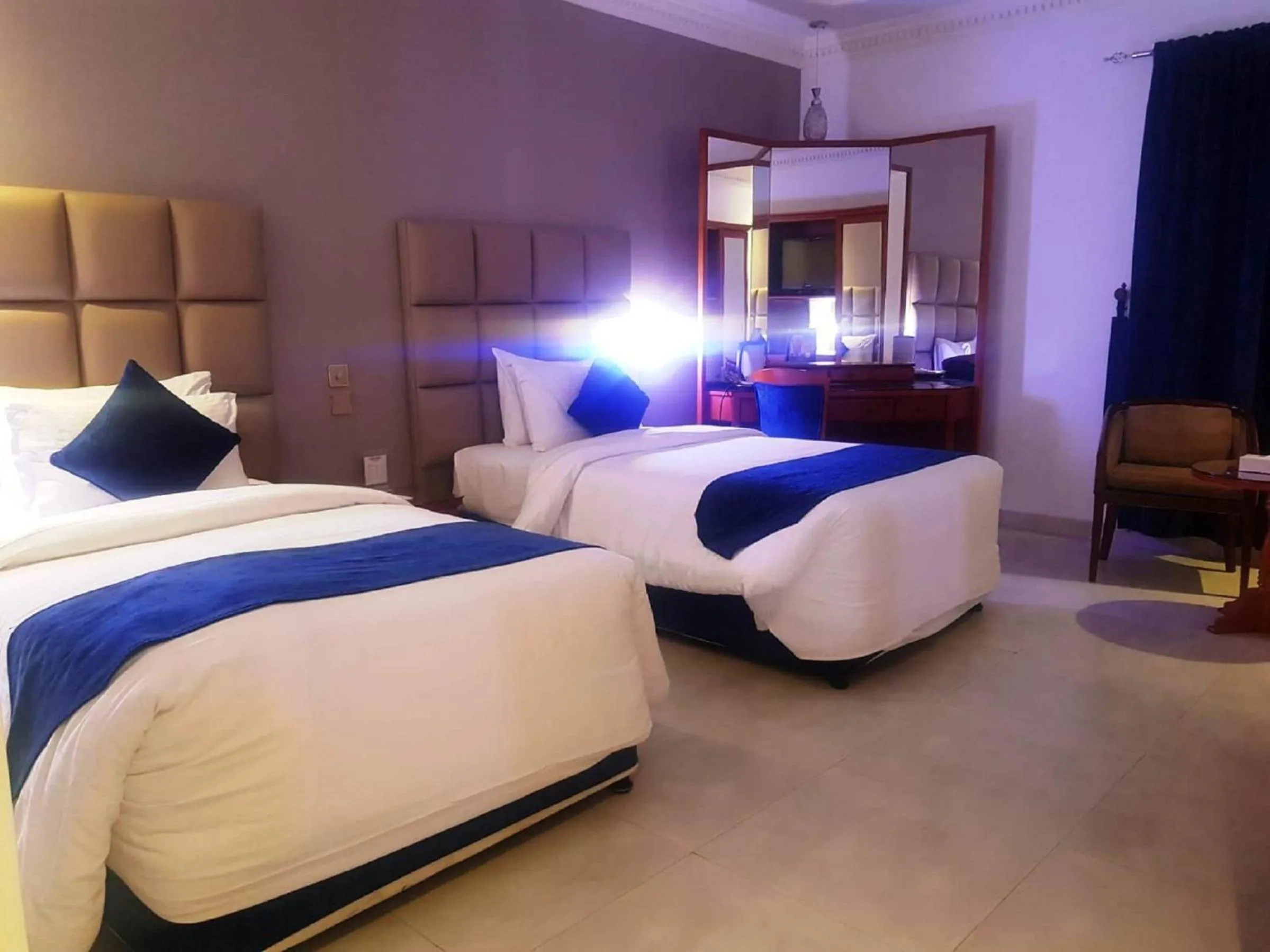 Bed in Panorama Hotel and Spa
