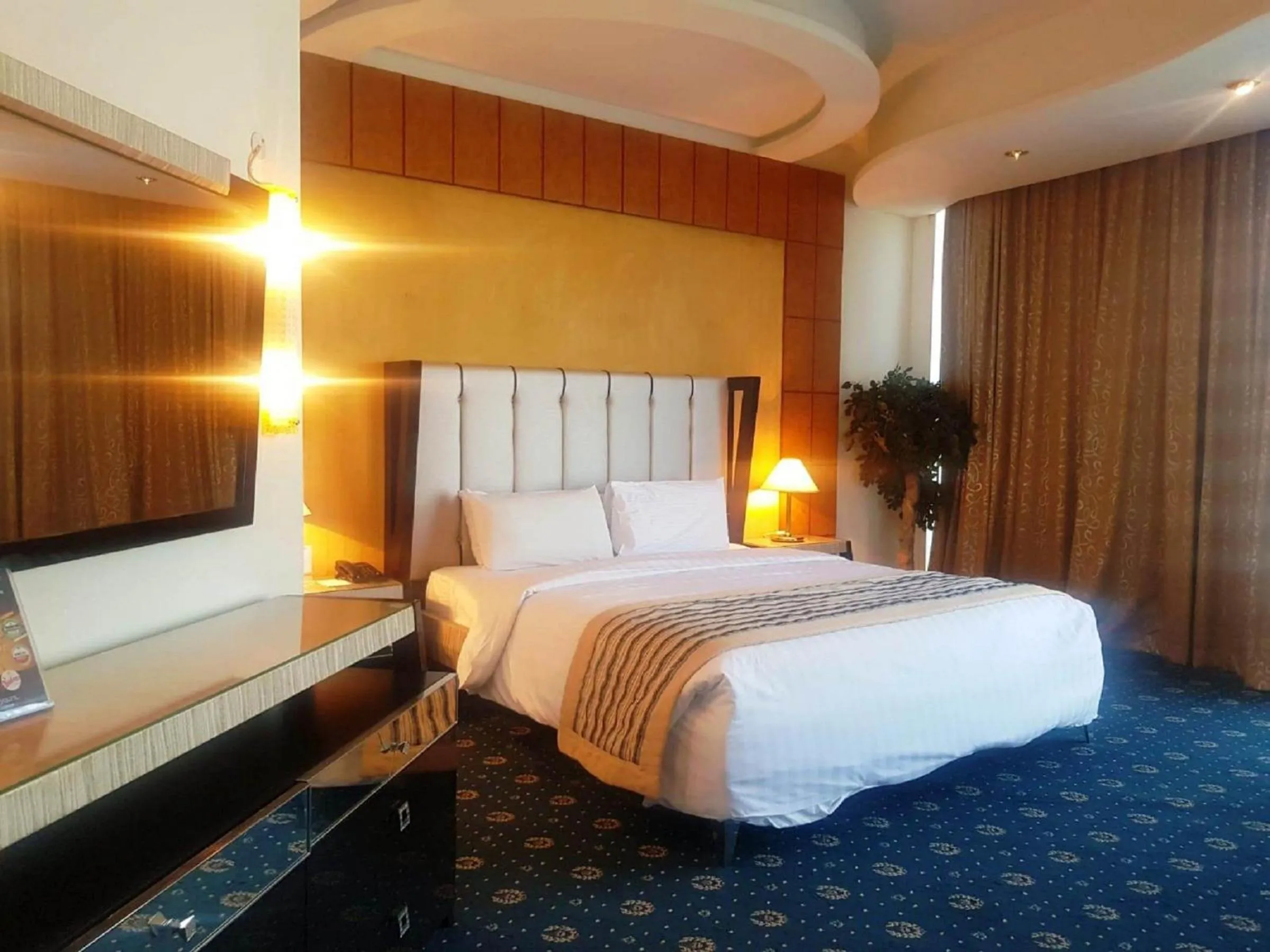 Bed in Panorama Hotel and Spa