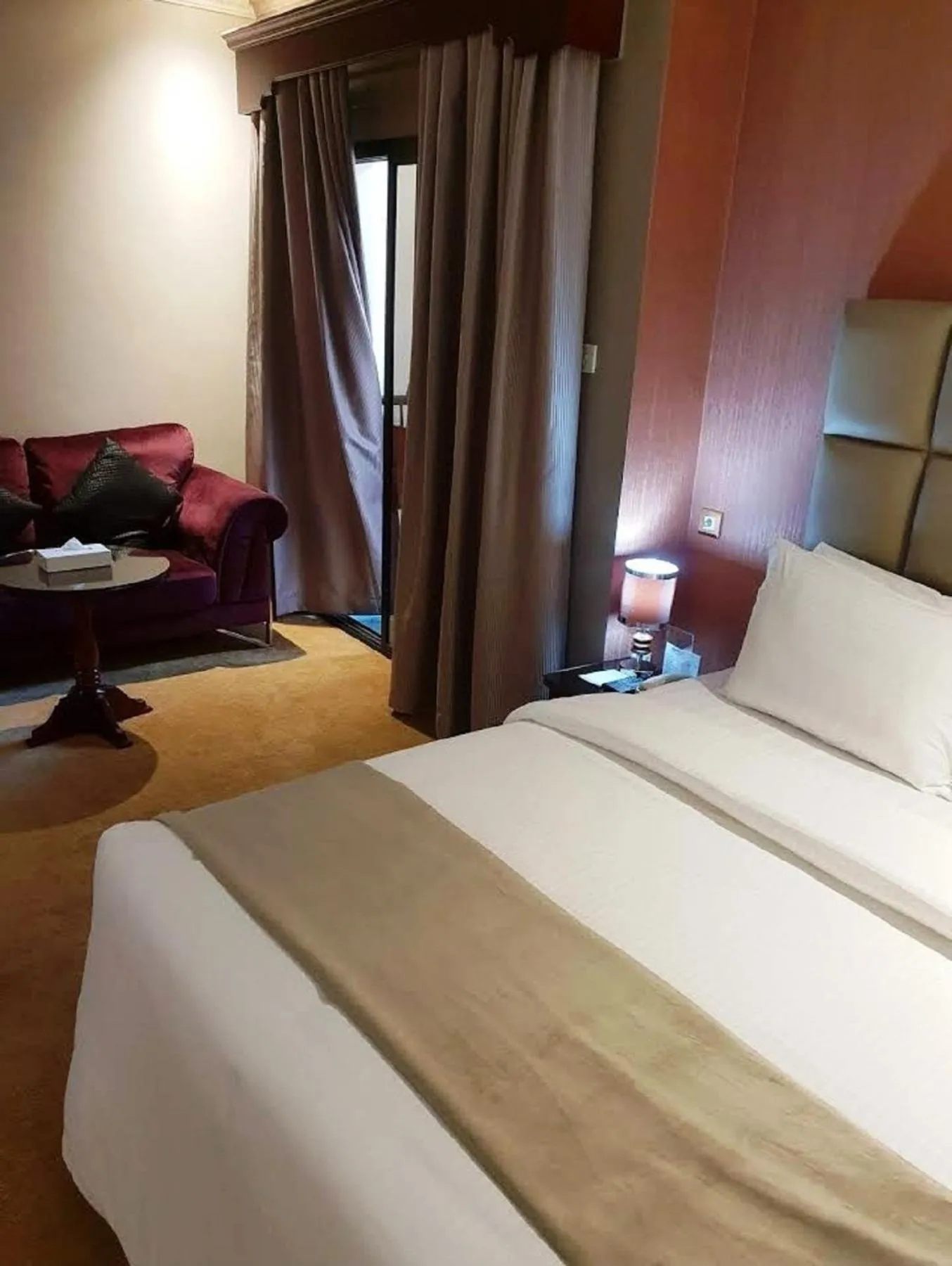 Bed in Panorama Hotel and Spa