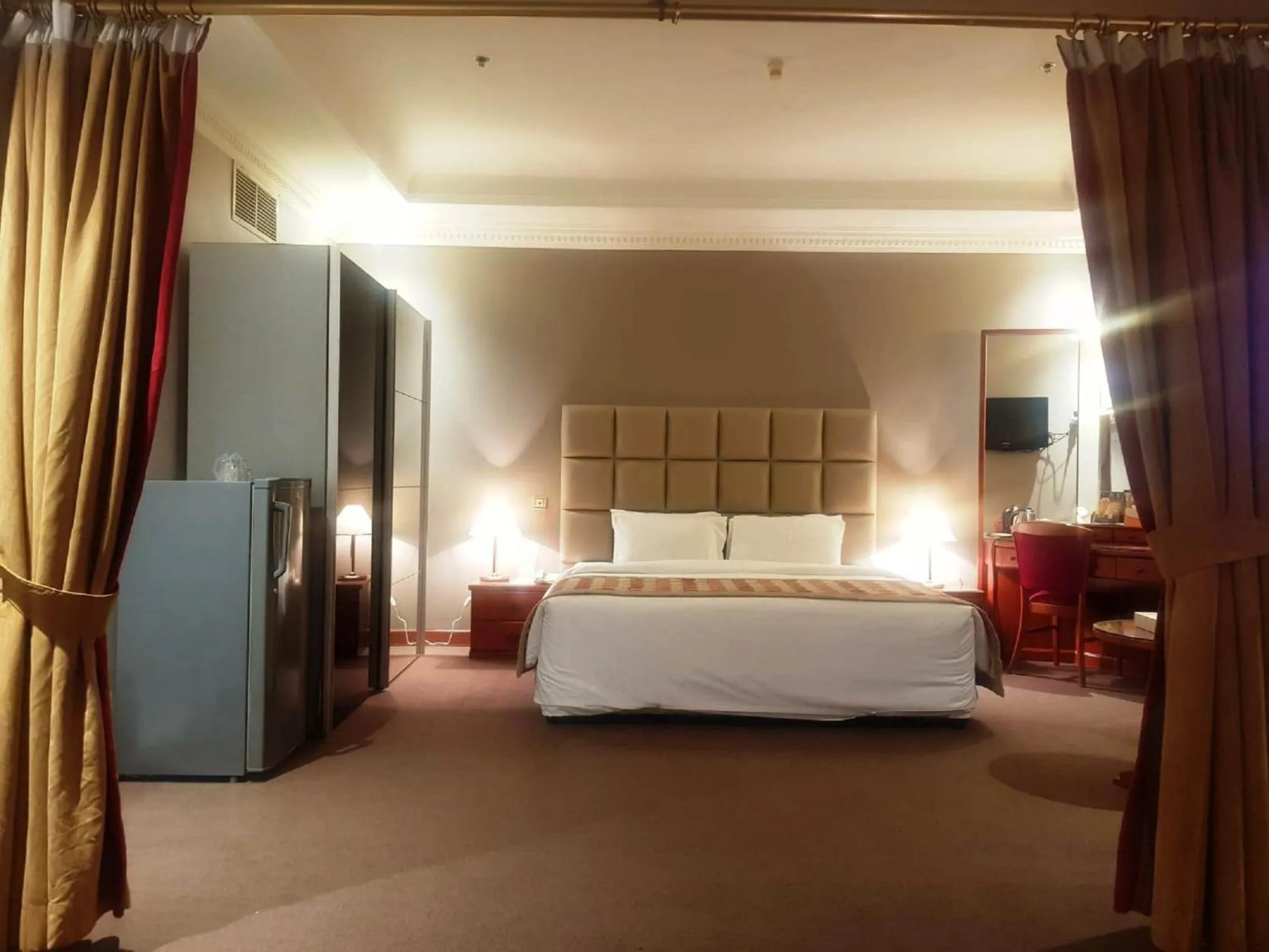 Bed in Panorama Hotel and Spa