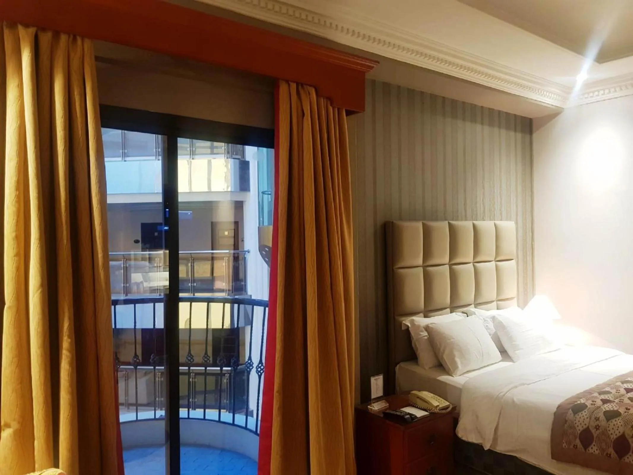 Bed in Panorama Hotel and Spa