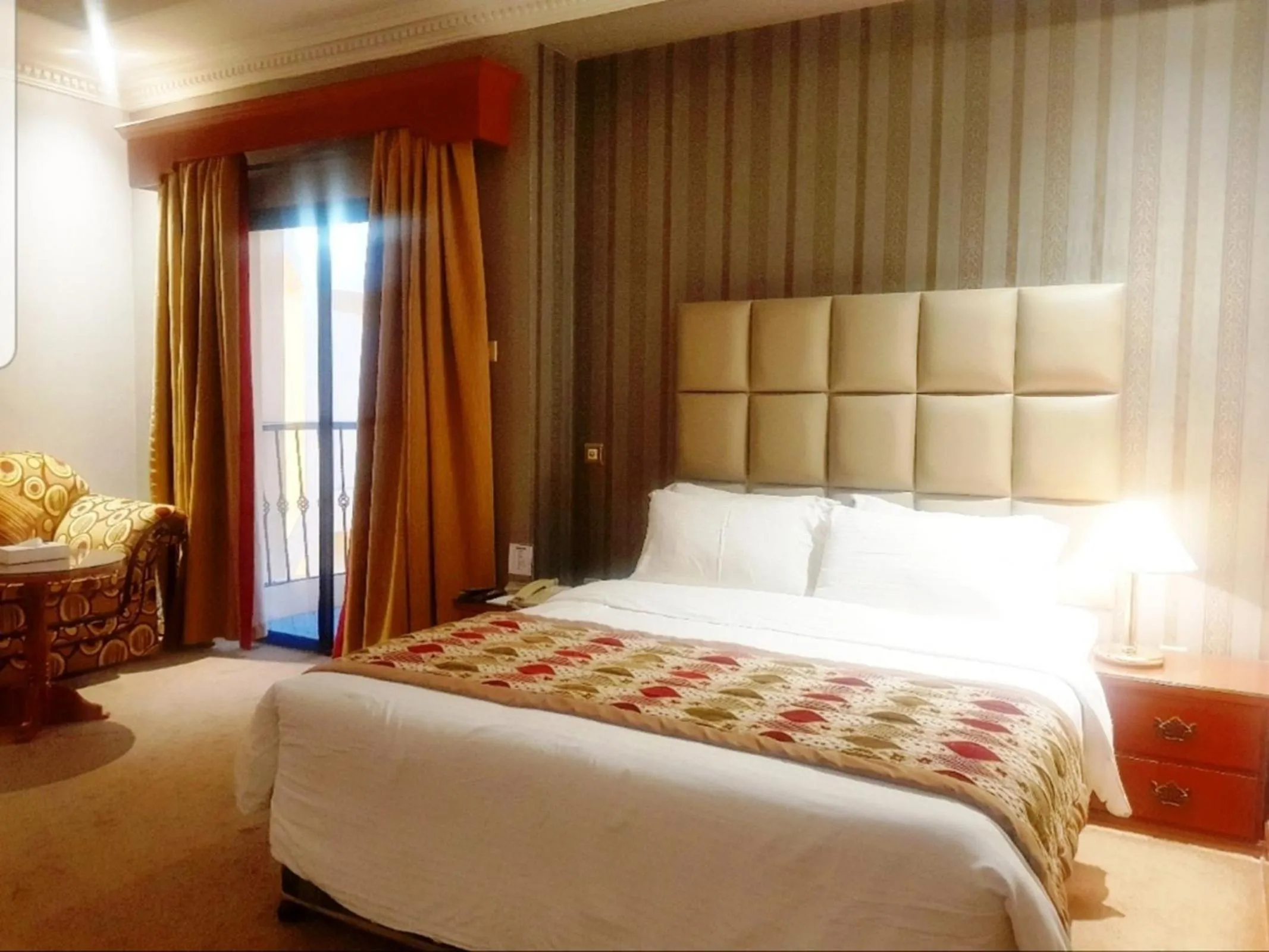 Bed in Panorama Hotel and Spa