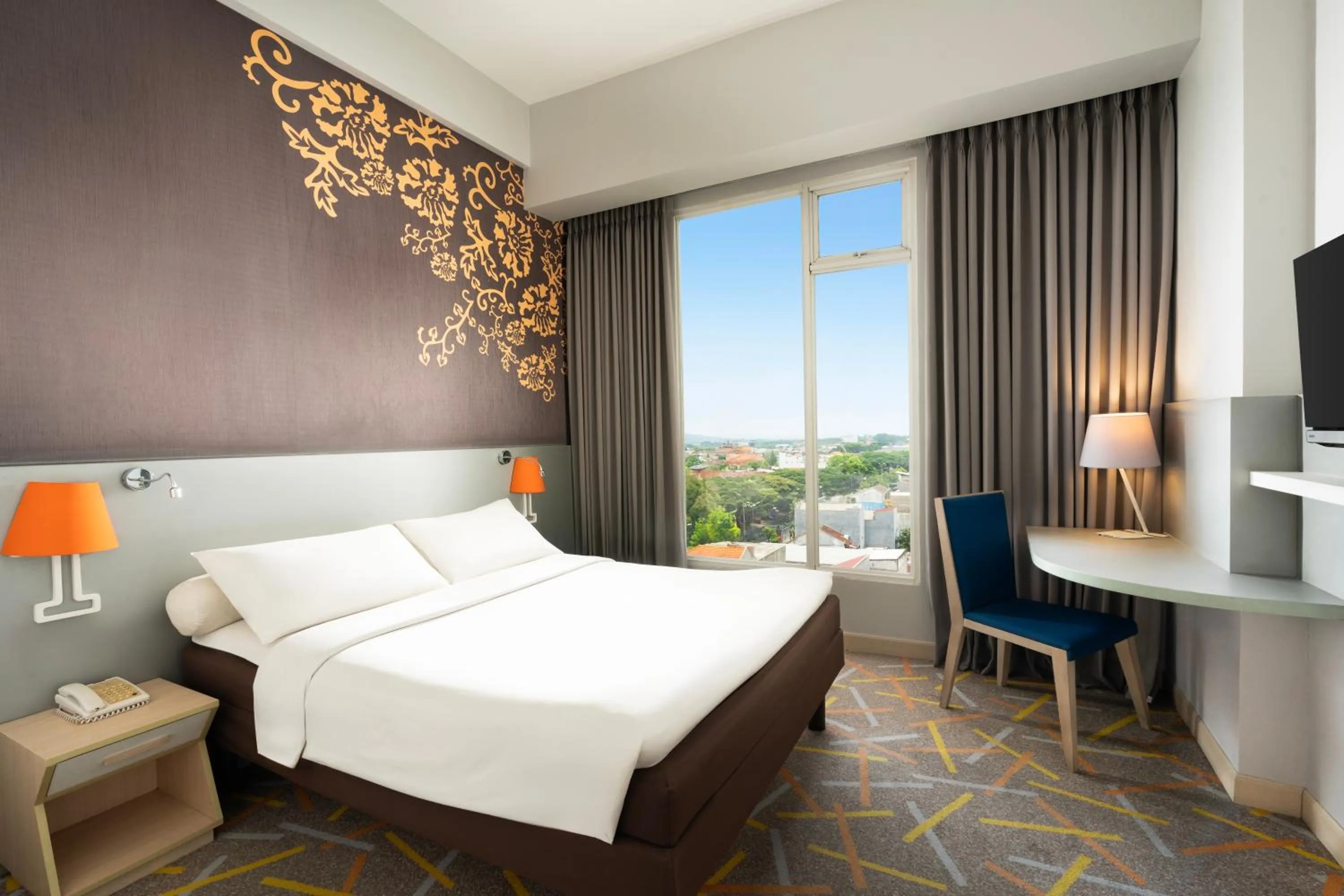 View (from property/room), Bed in Ibis Styles Malang