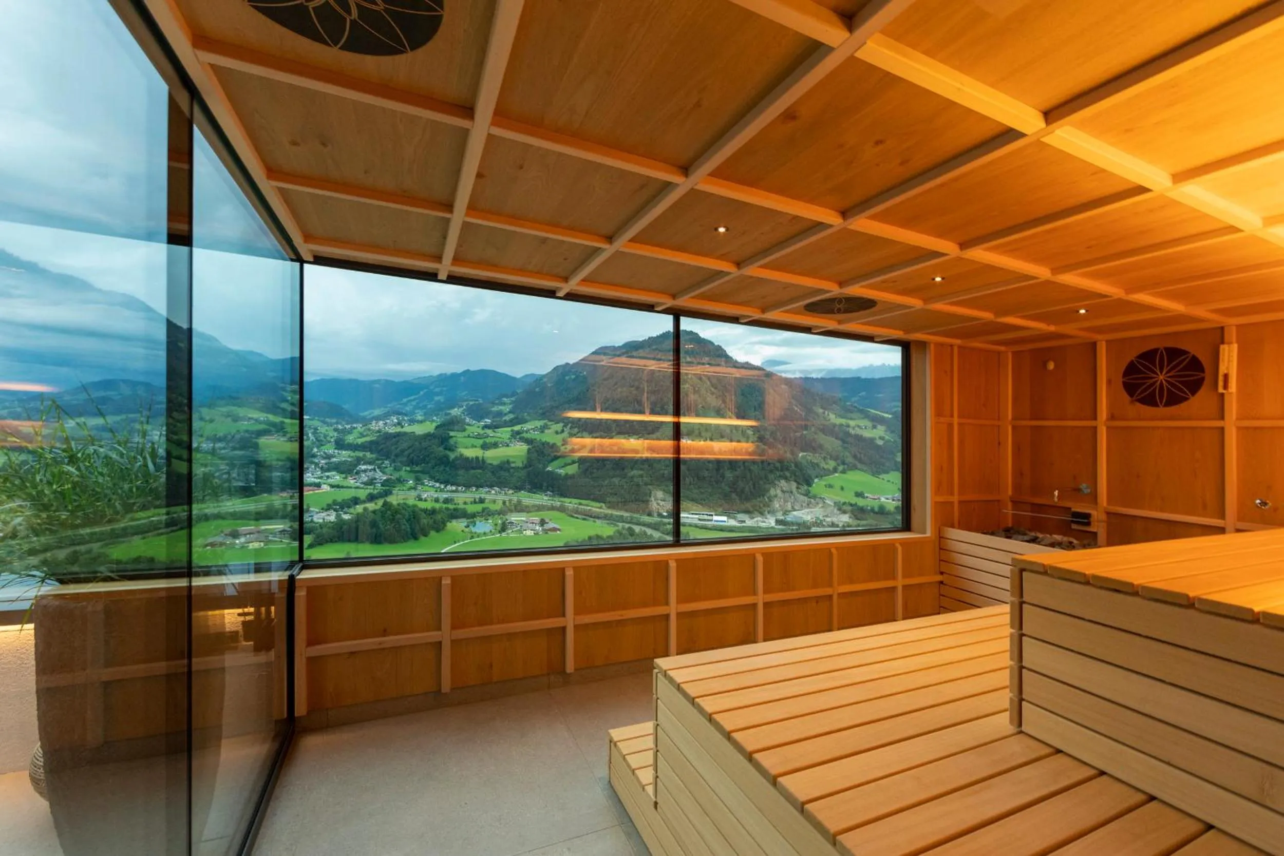 Sauna in Aktivhotel Alpendorf