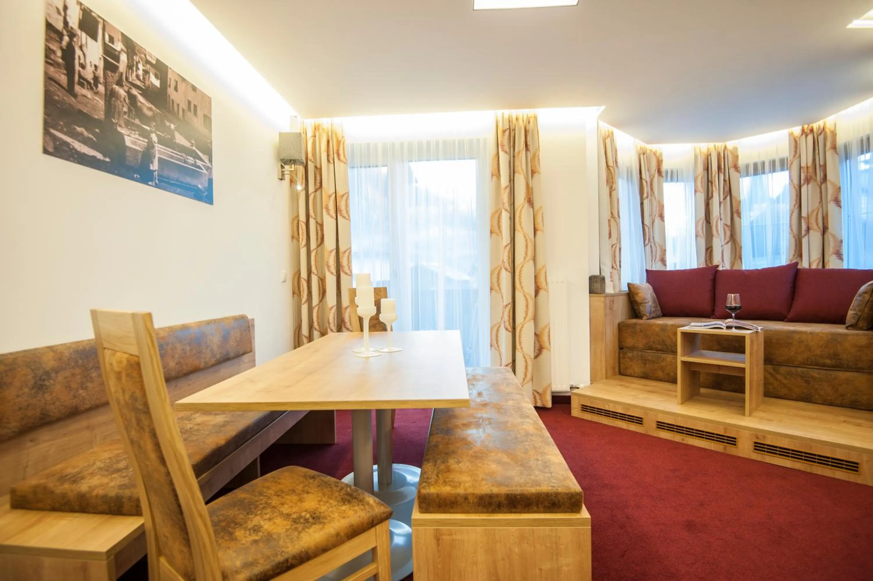 Dining area in Landhaus & Appartementhaus Haussteiner