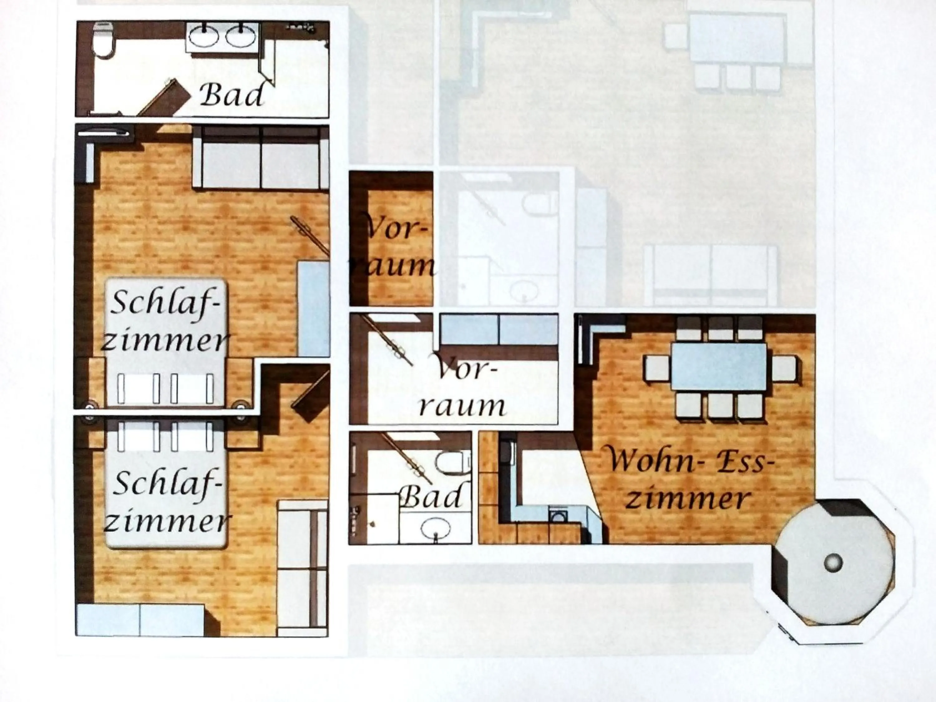 Floor plan in Landhaus & Appartementhaus Haussteiner