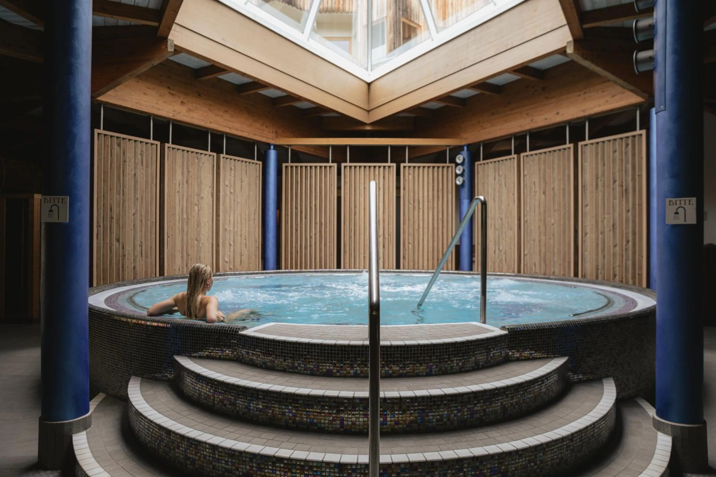 Hot Tub in Hotel Die Post