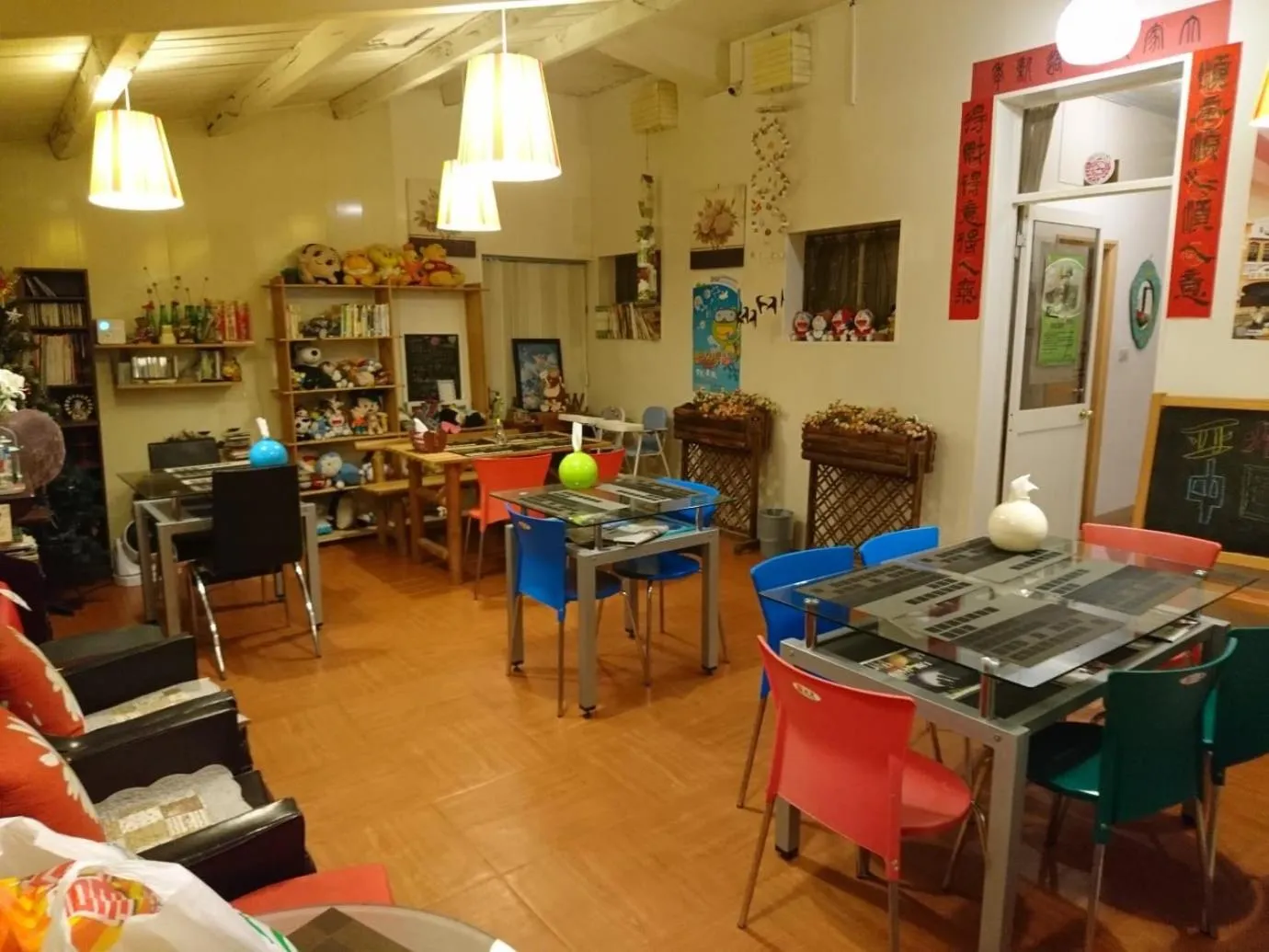 Communal lounge/ TV room in Yilan Real Fun Homestay