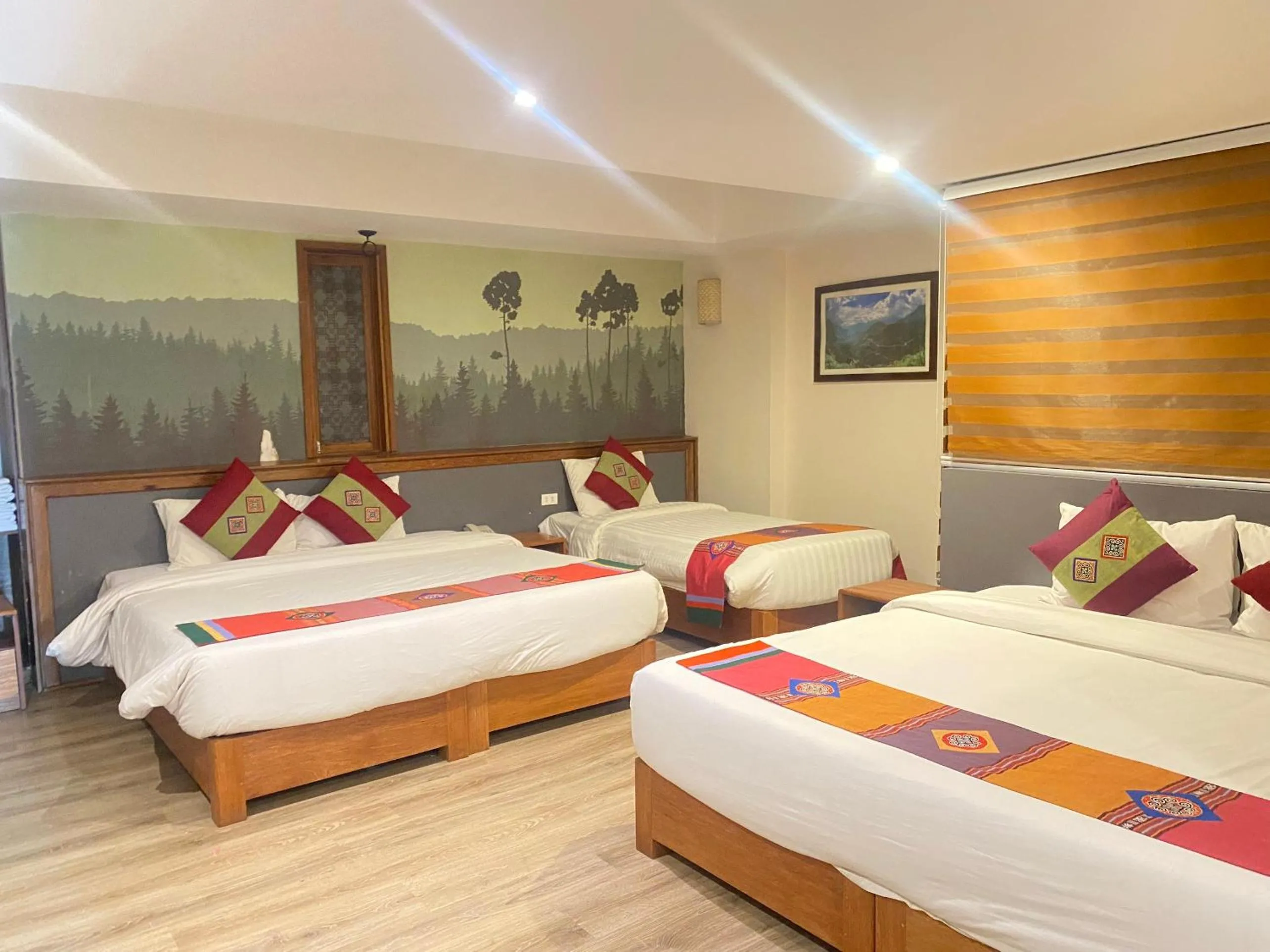 Bed in Sapa Panorama Hotel