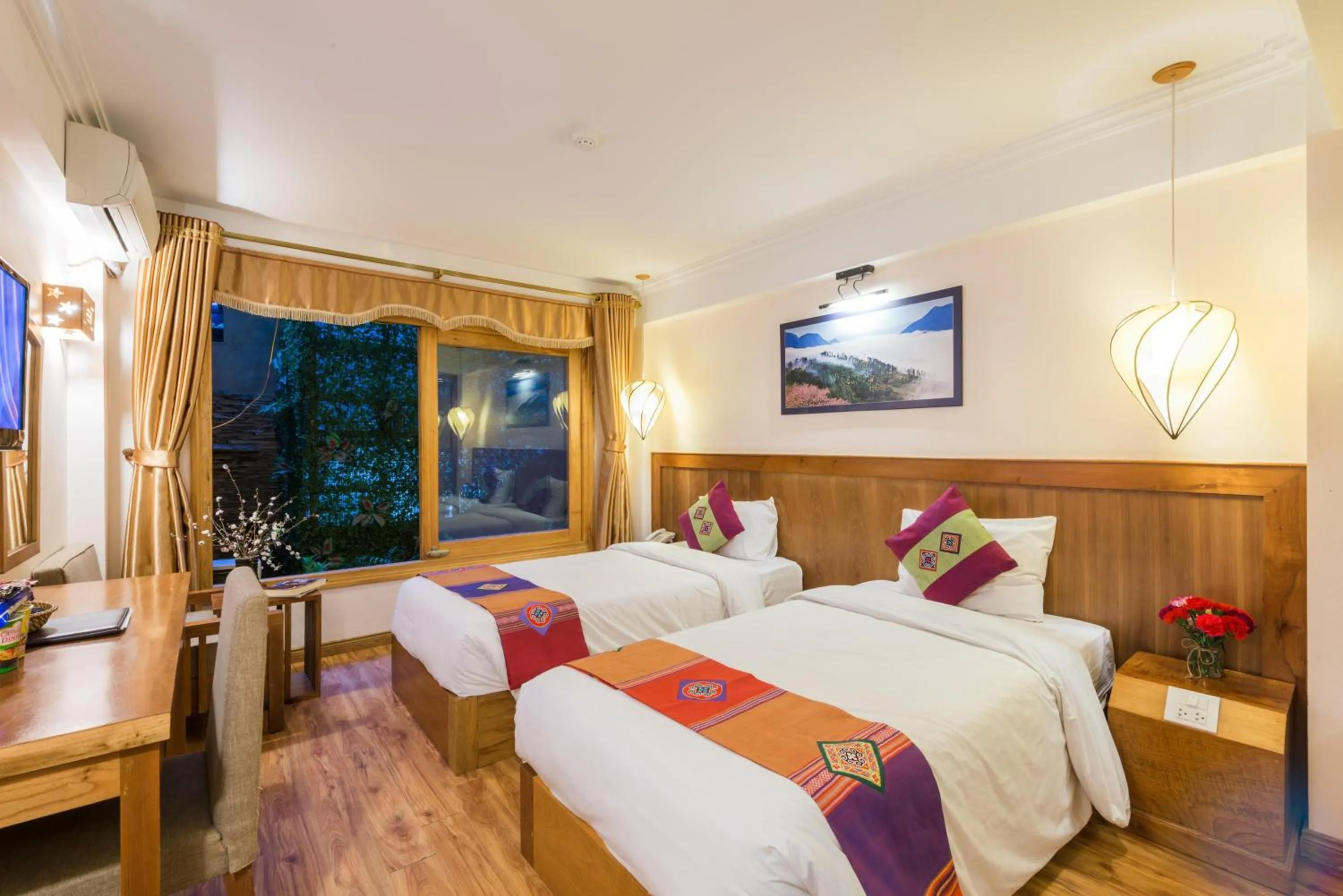 Bedroom, Bed in Sapa Panorama Hotel