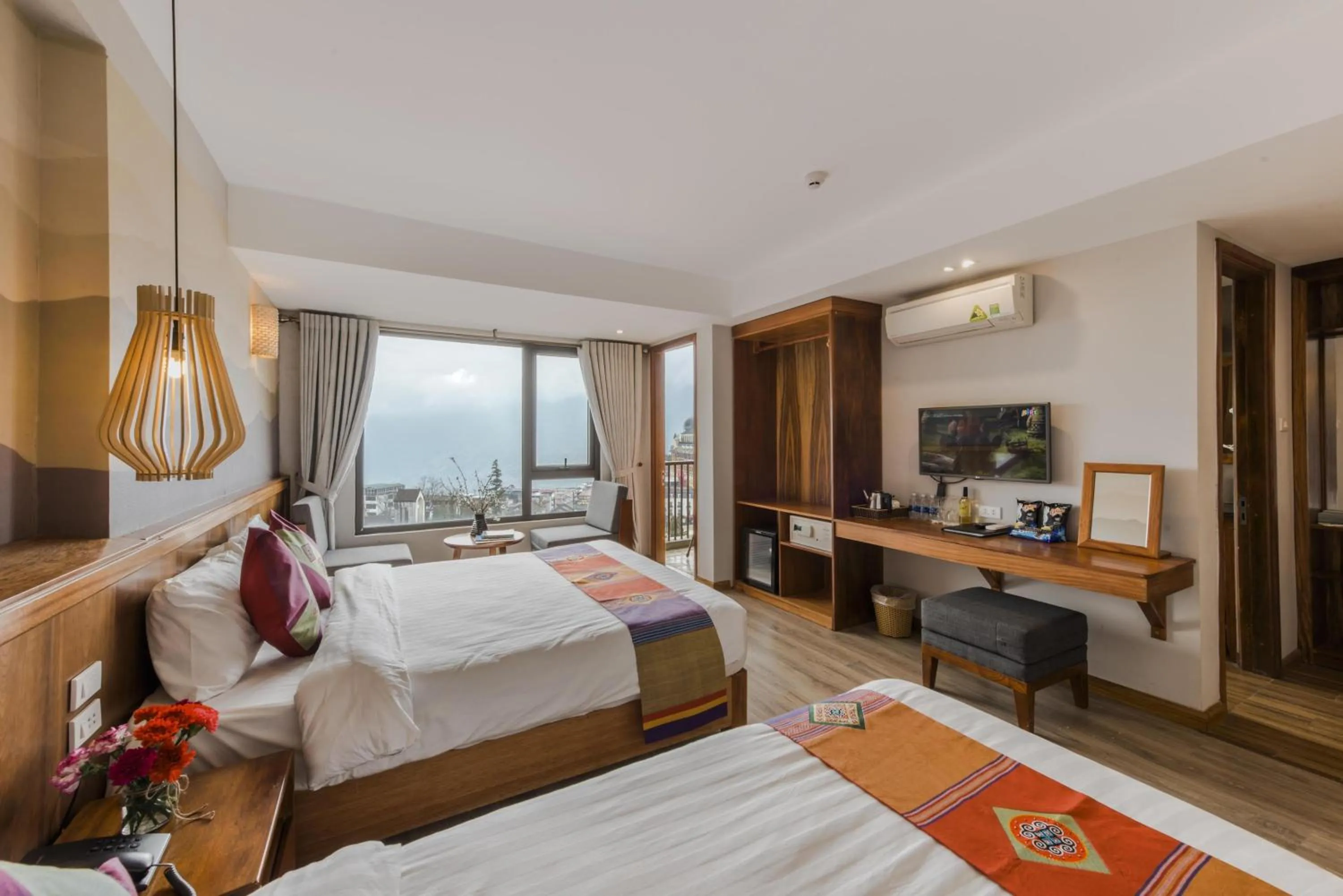 Bedroom, Bed in Sapa Panorama Hotel