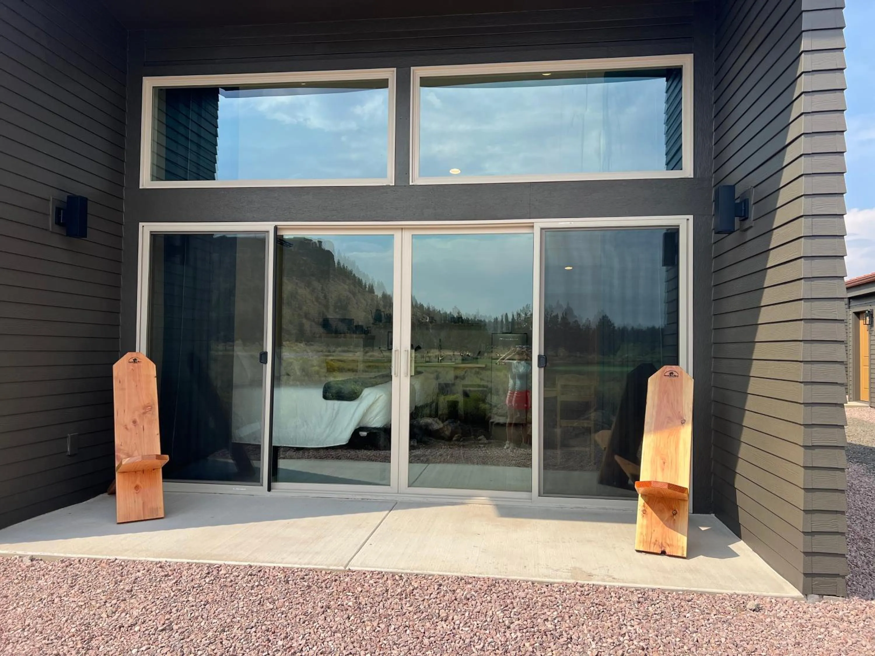 Patio in Crooked River Ranch Cabins