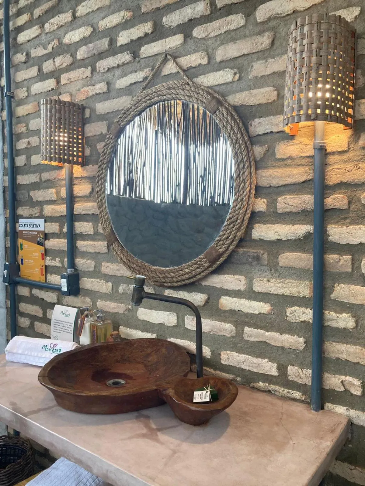 Bathroom in Mangará Pousada