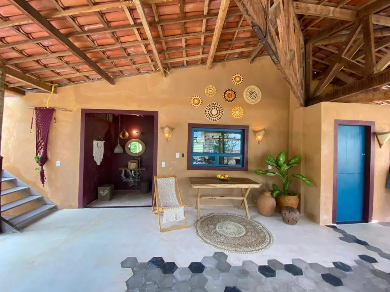 Living room in Mangará Pousada