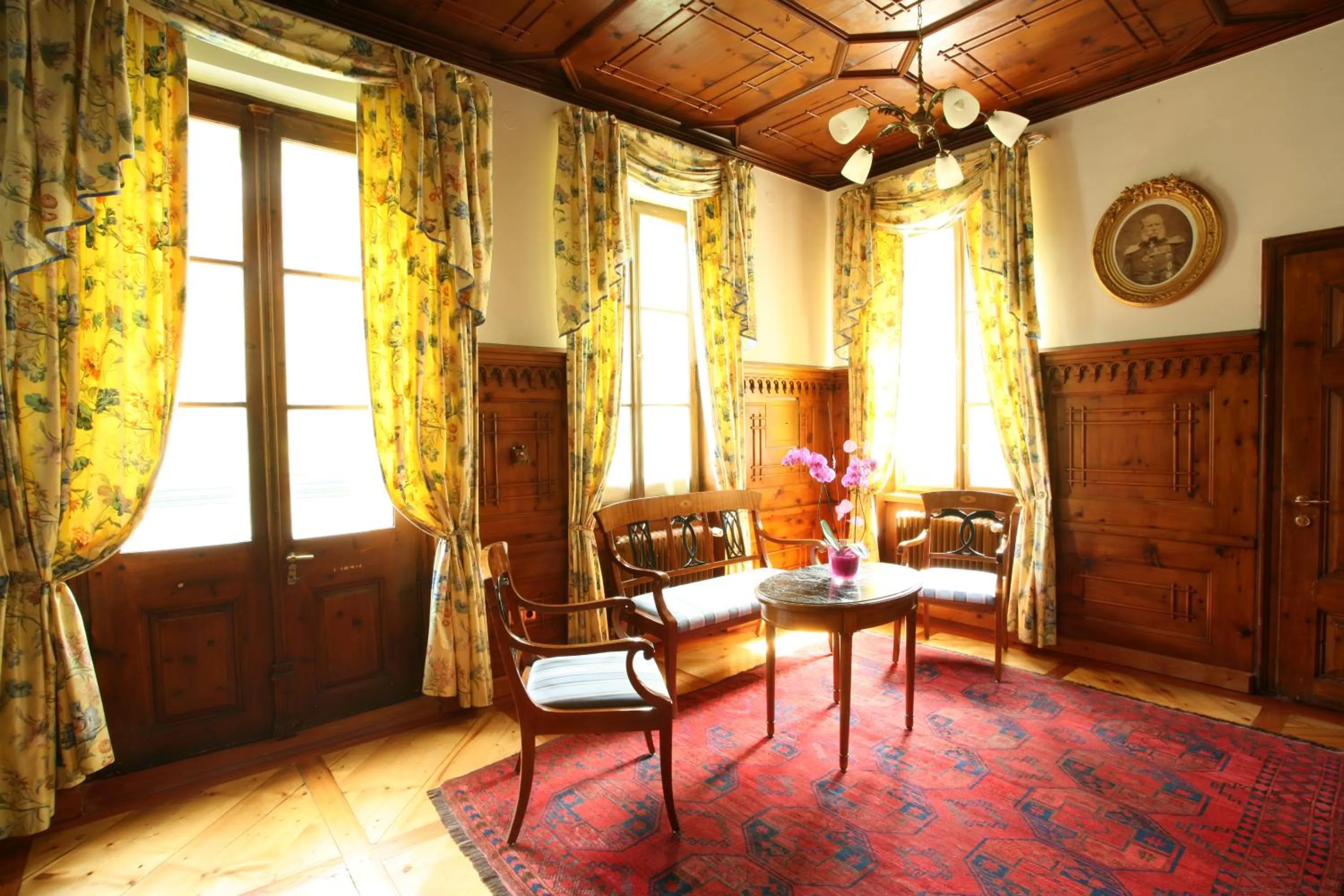 Living room in Villa Solitude