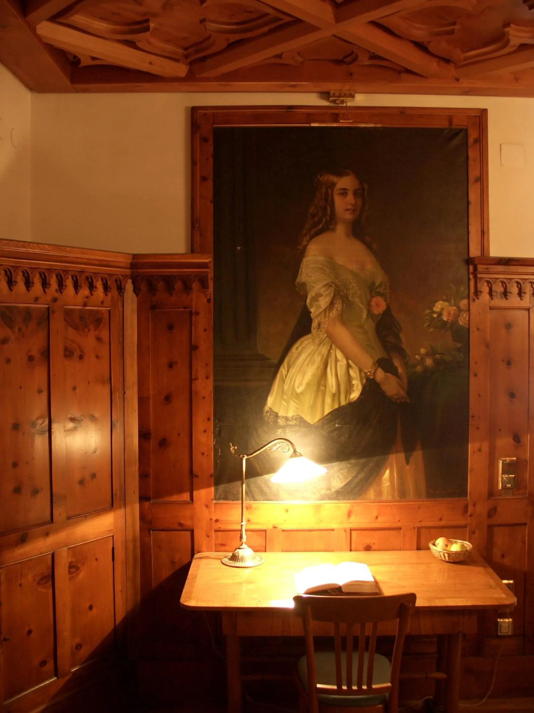 Decorative detail in Villa Solitude