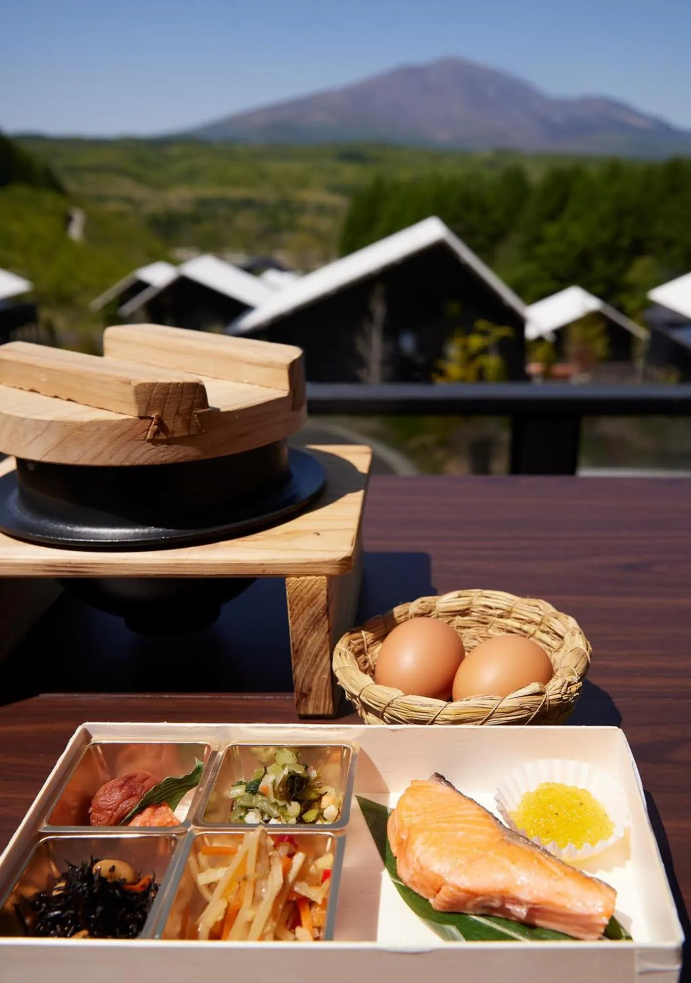 Breakfast in Asama Kuzanbo