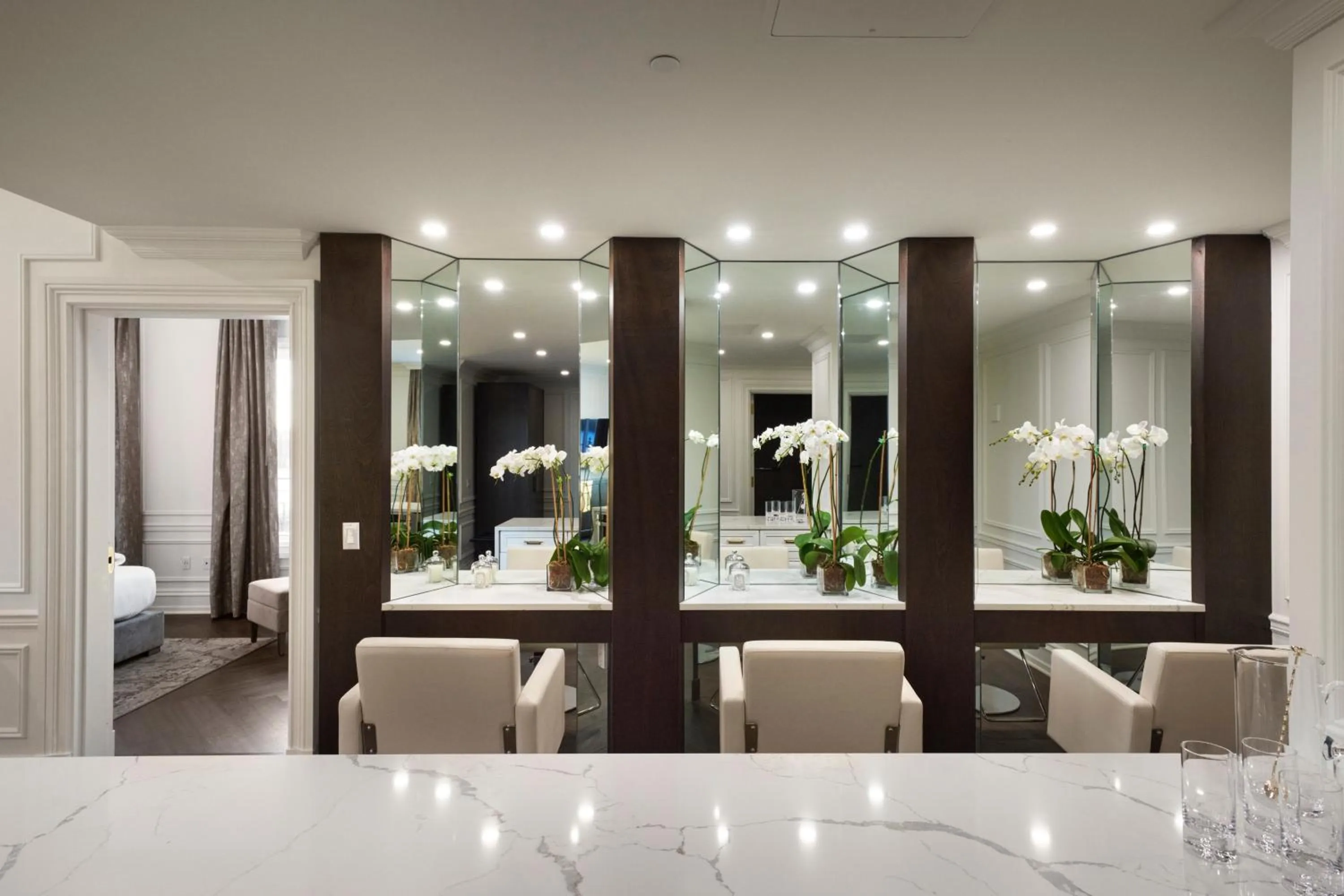 Living room in The Chateau Grande Hotel