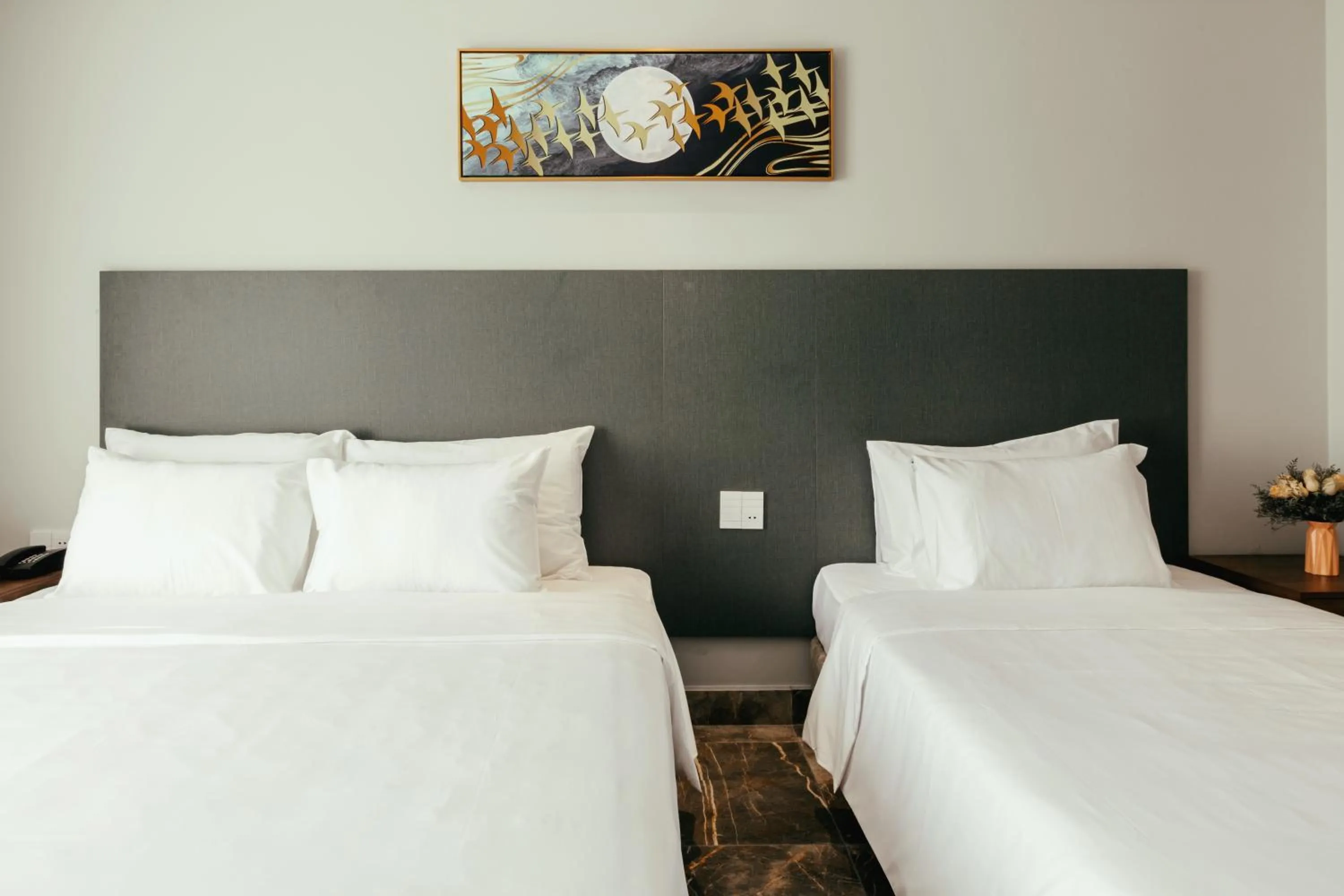 Bedroom, Bed in PHU THANG GRAND HOTEL