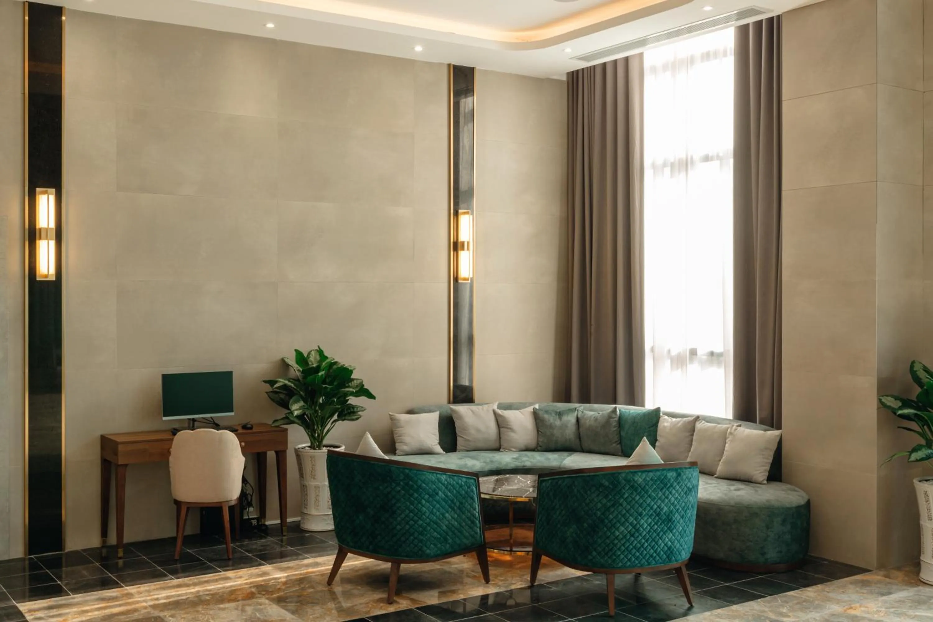 Lobby or reception in PHU THANG GRAND HOTEL