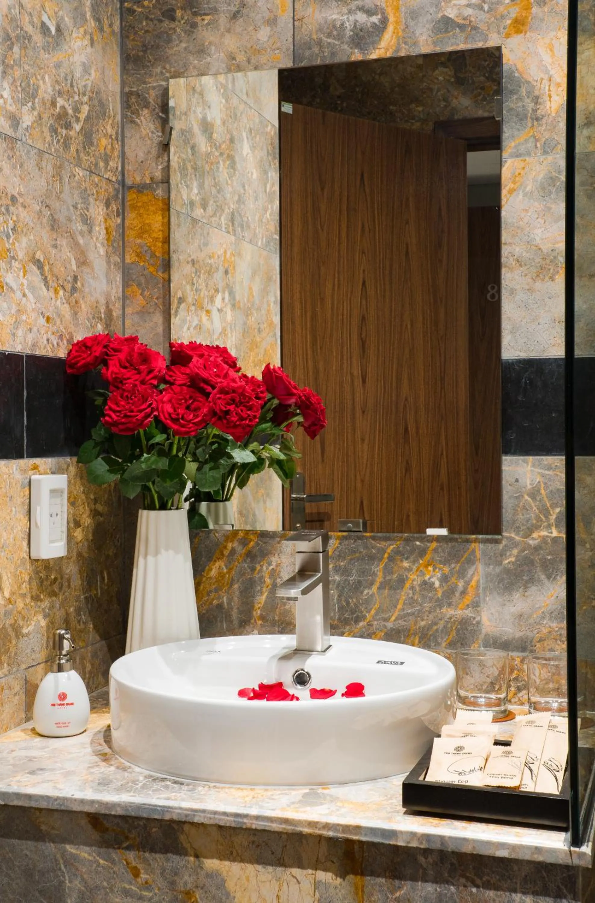 Bathroom in PHU THANG GRAND HOTEL