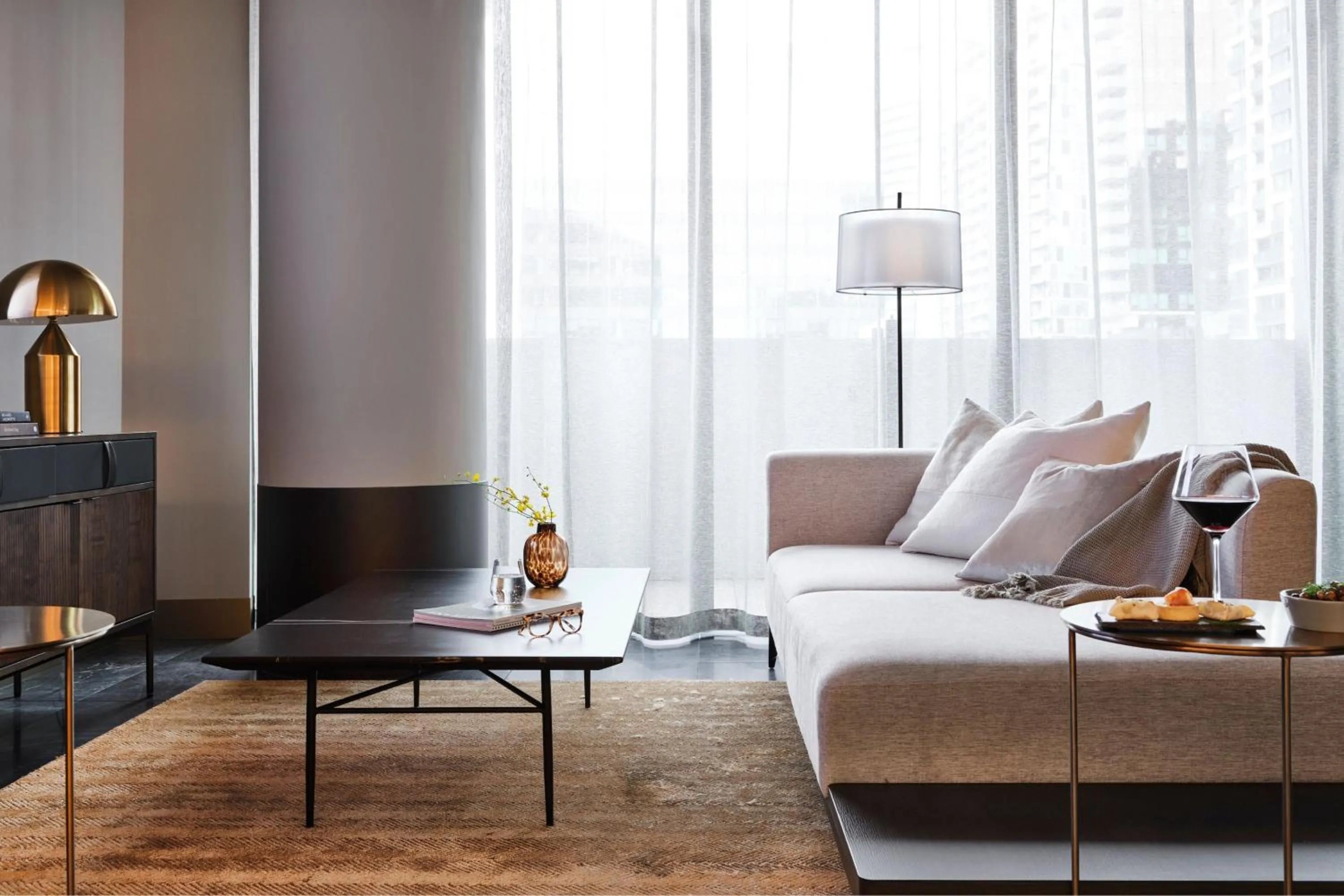 Lounge or bar in Melbourne Marriott Hotel Docklands