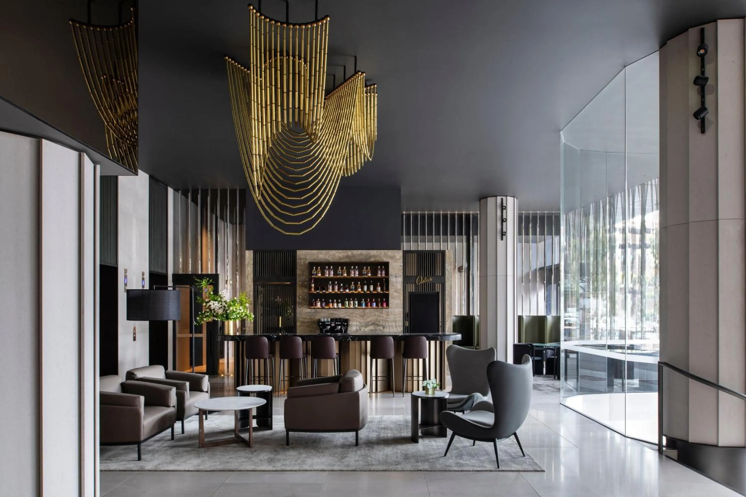 Lobby or reception in Melbourne Marriott Hotel Docklands
