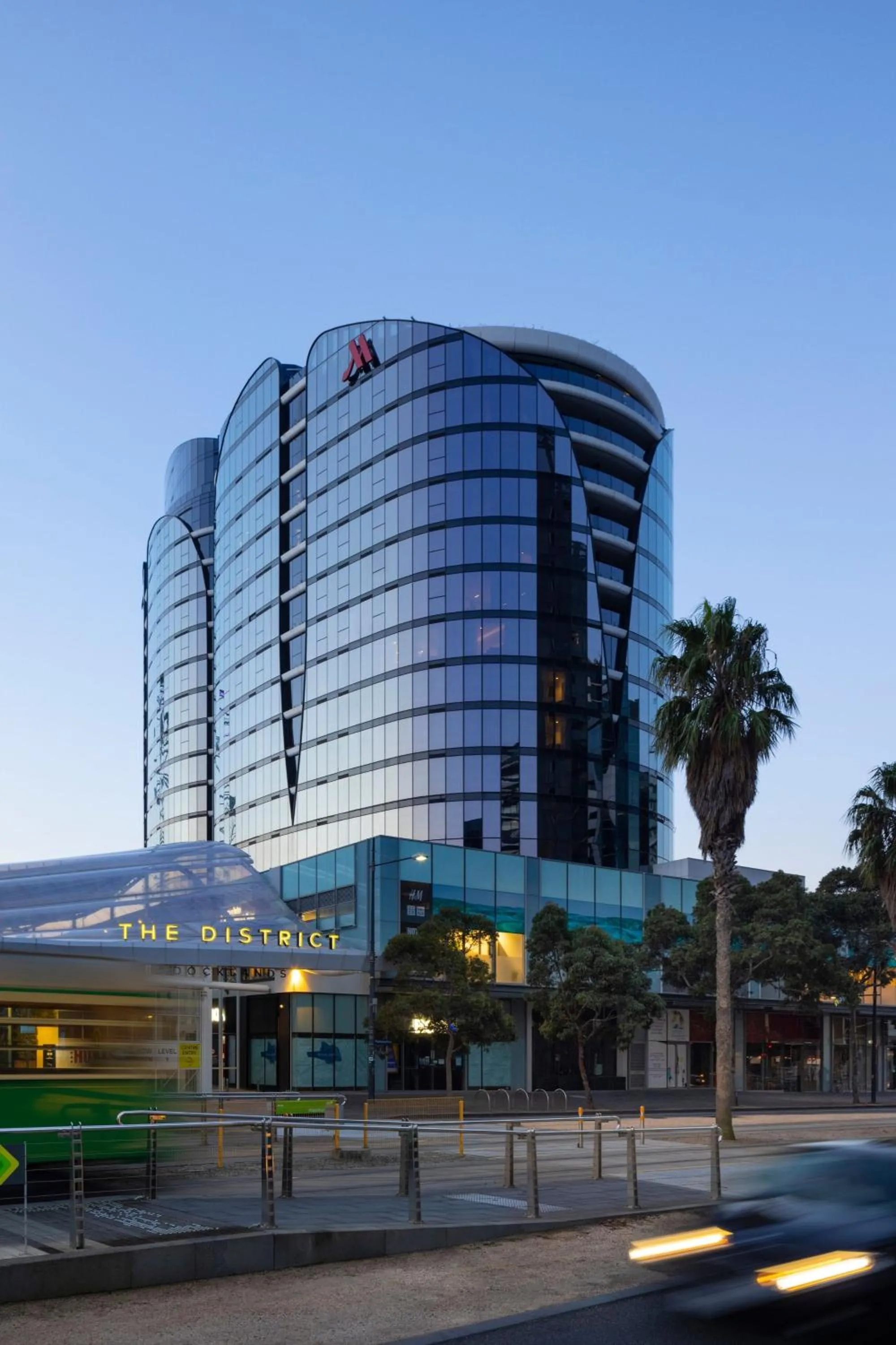 Property building in Melbourne Marriott Hotel Docklands