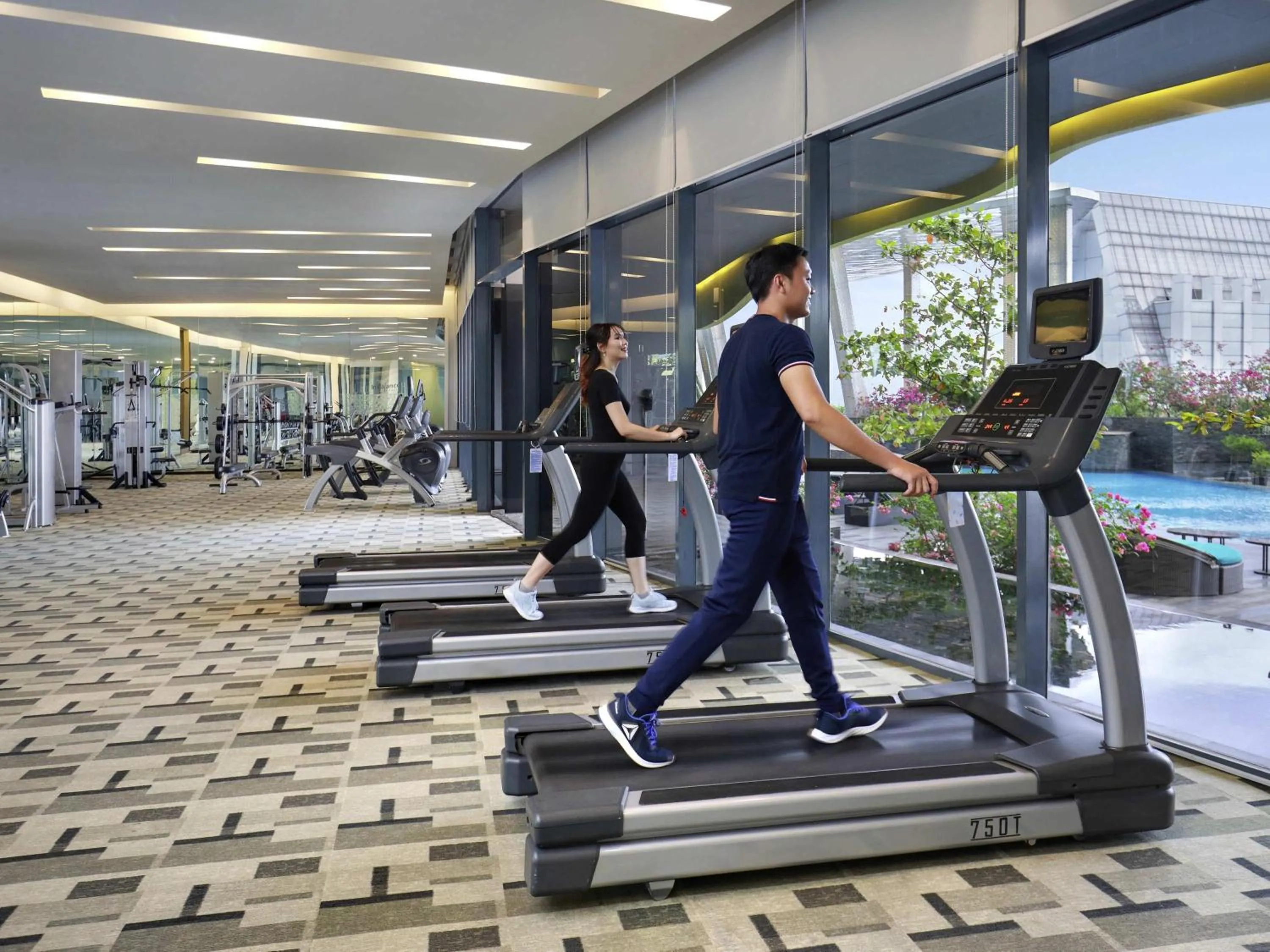 Fitness centre/facilities in Novotel Lampung