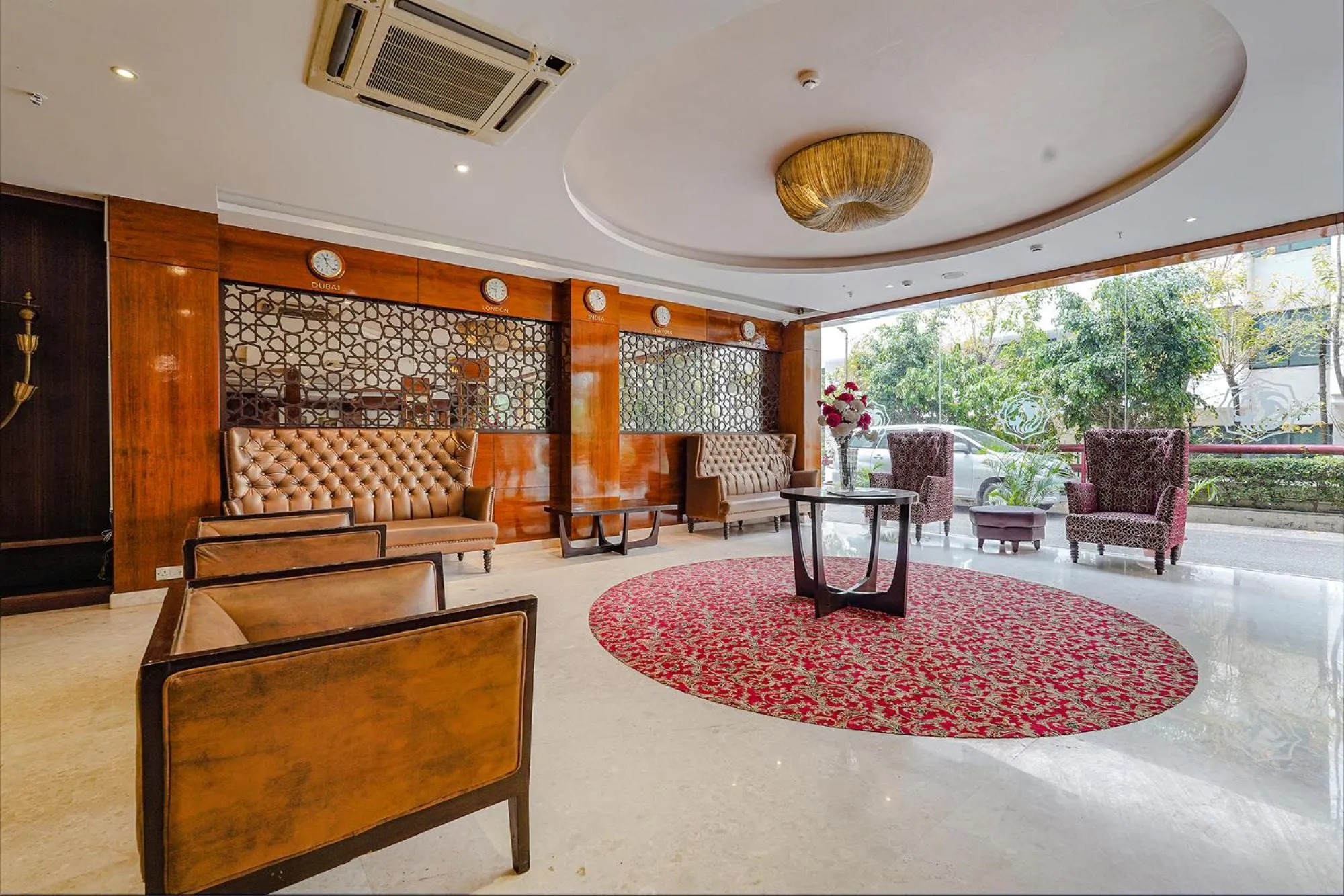 Seating area in FabHotel Chris - Nr Vydehi Hospital