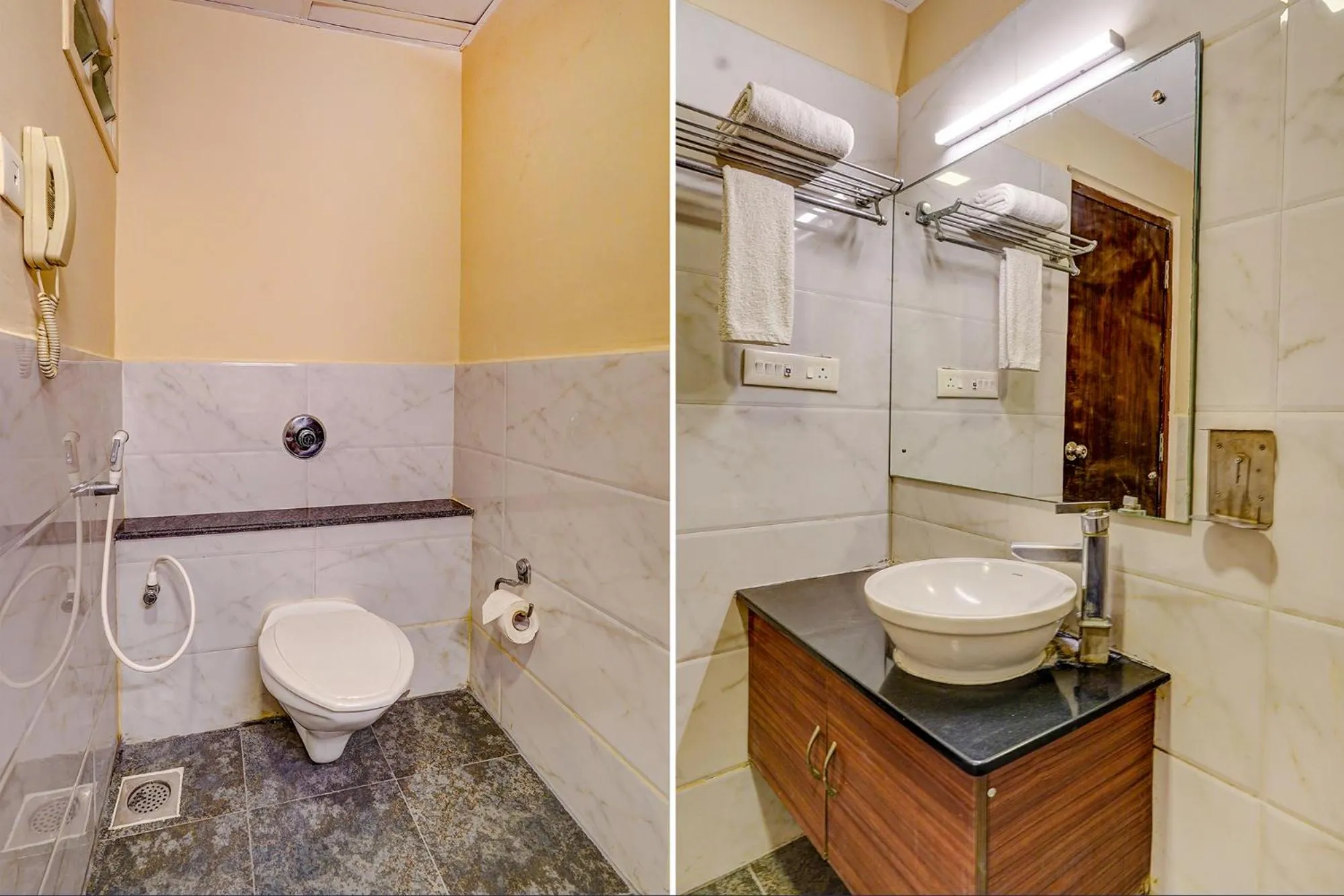 Bathroom in FabHotel Chris - Nr Vydehi Hospital