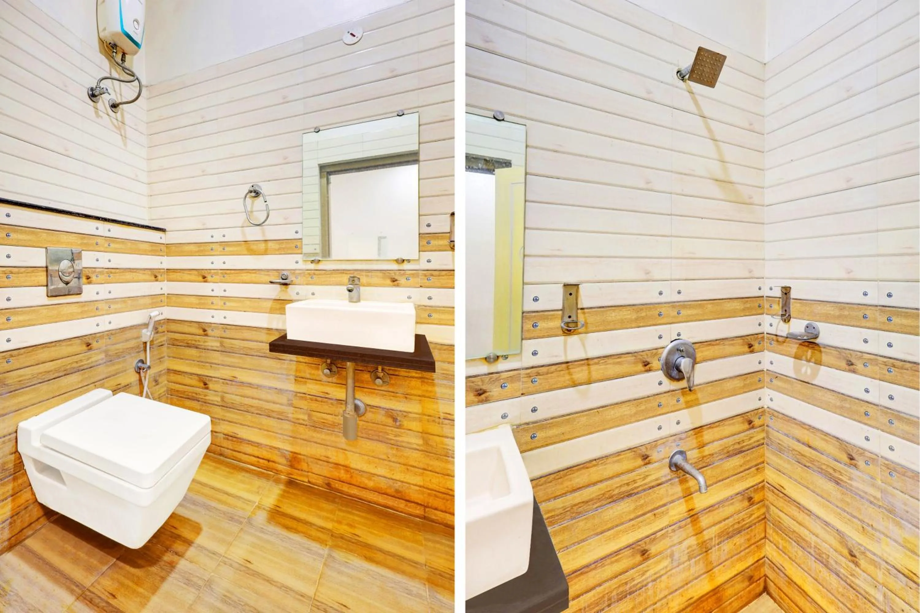 Bathroom in Collection O Dabagardens Near RK Beach