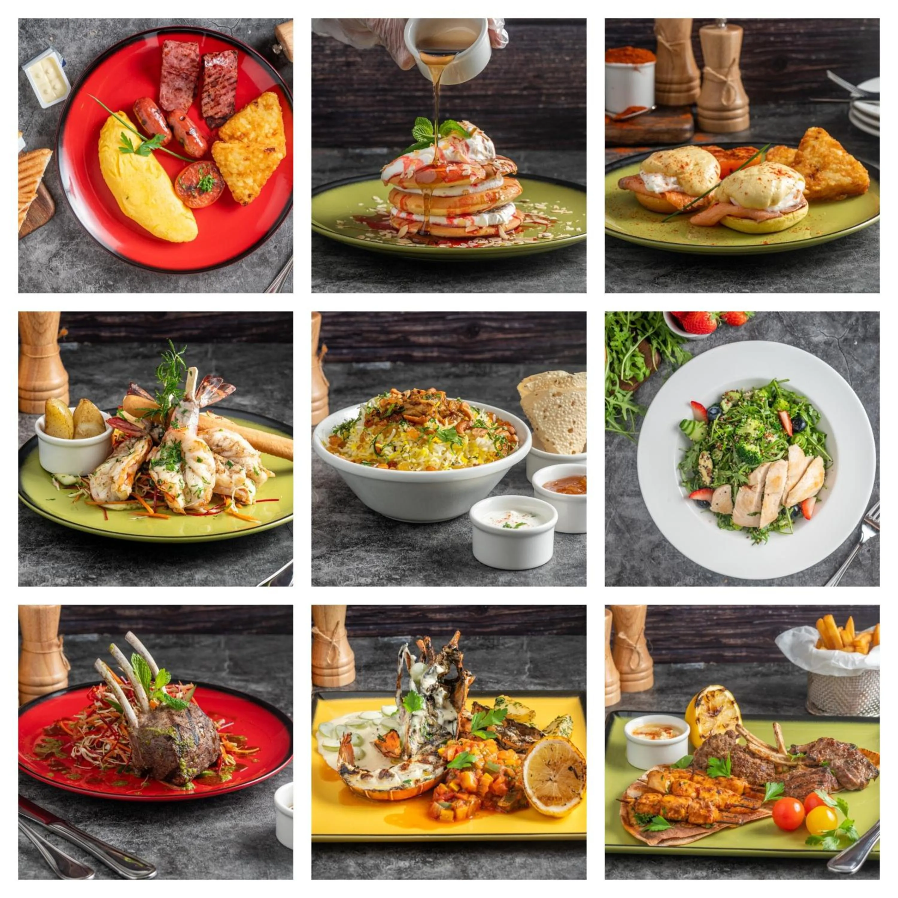 Restaurant/places to eat in Gravity Hotel Abu Dhabi