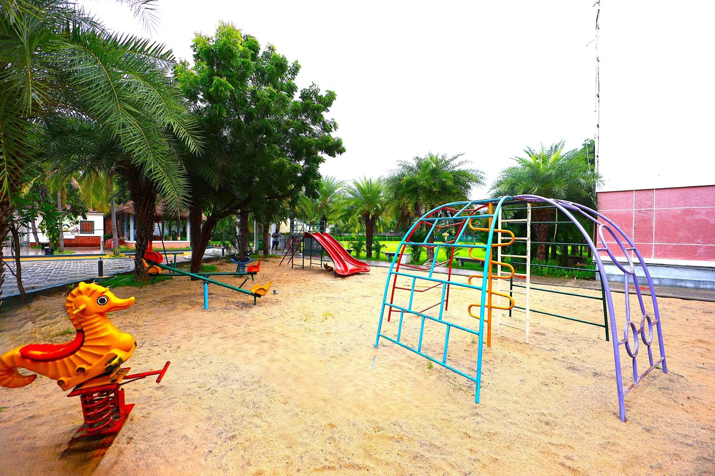 Children play ground in coral beach resort