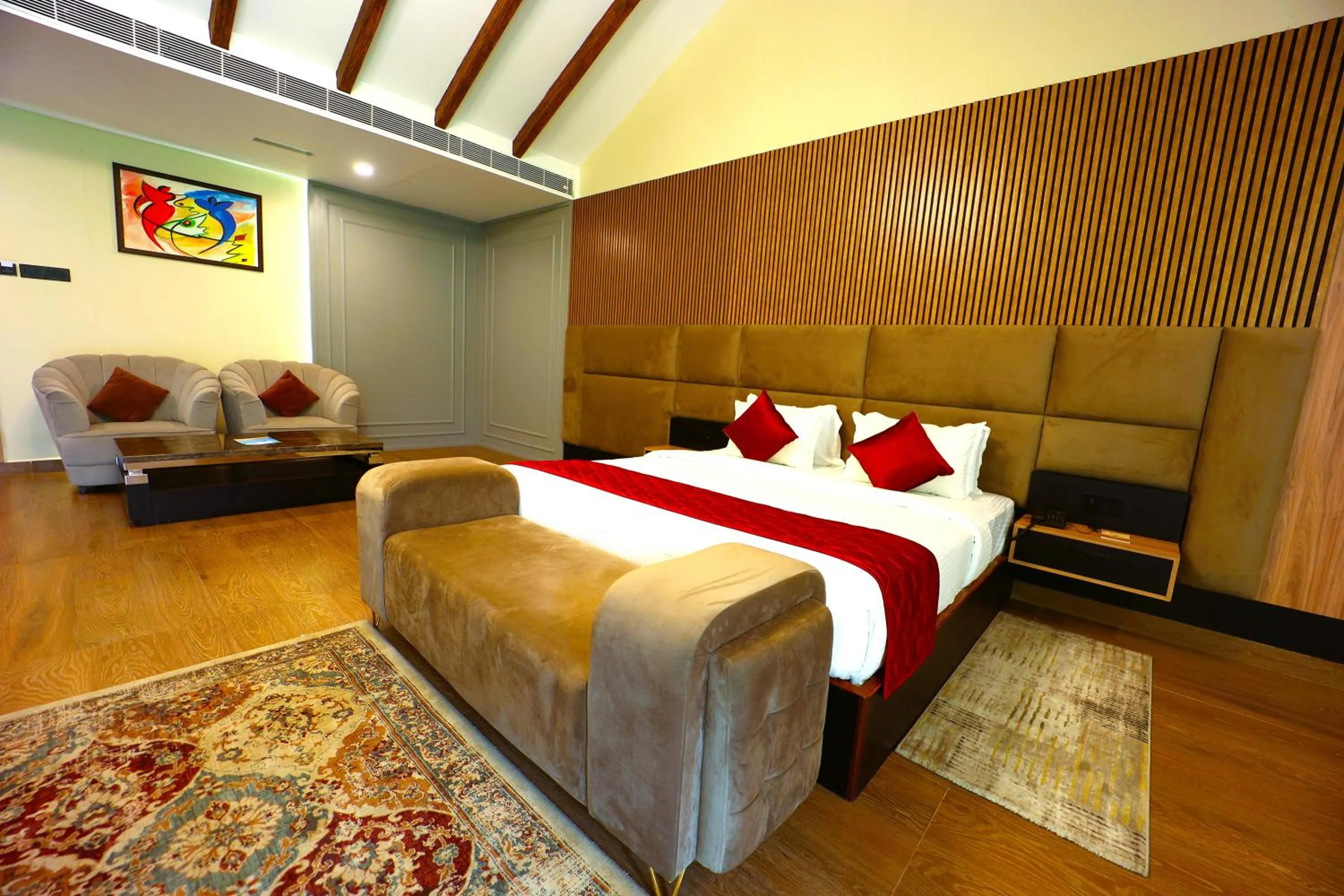 Bedroom, Bed in coral beach resort