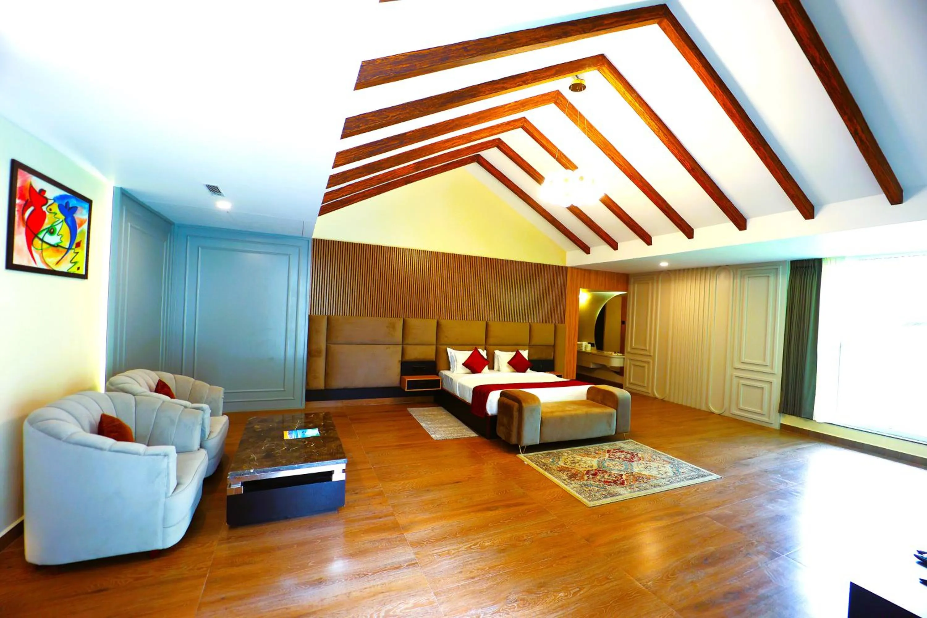 Photo of the whole room, Bed in coral beach resort