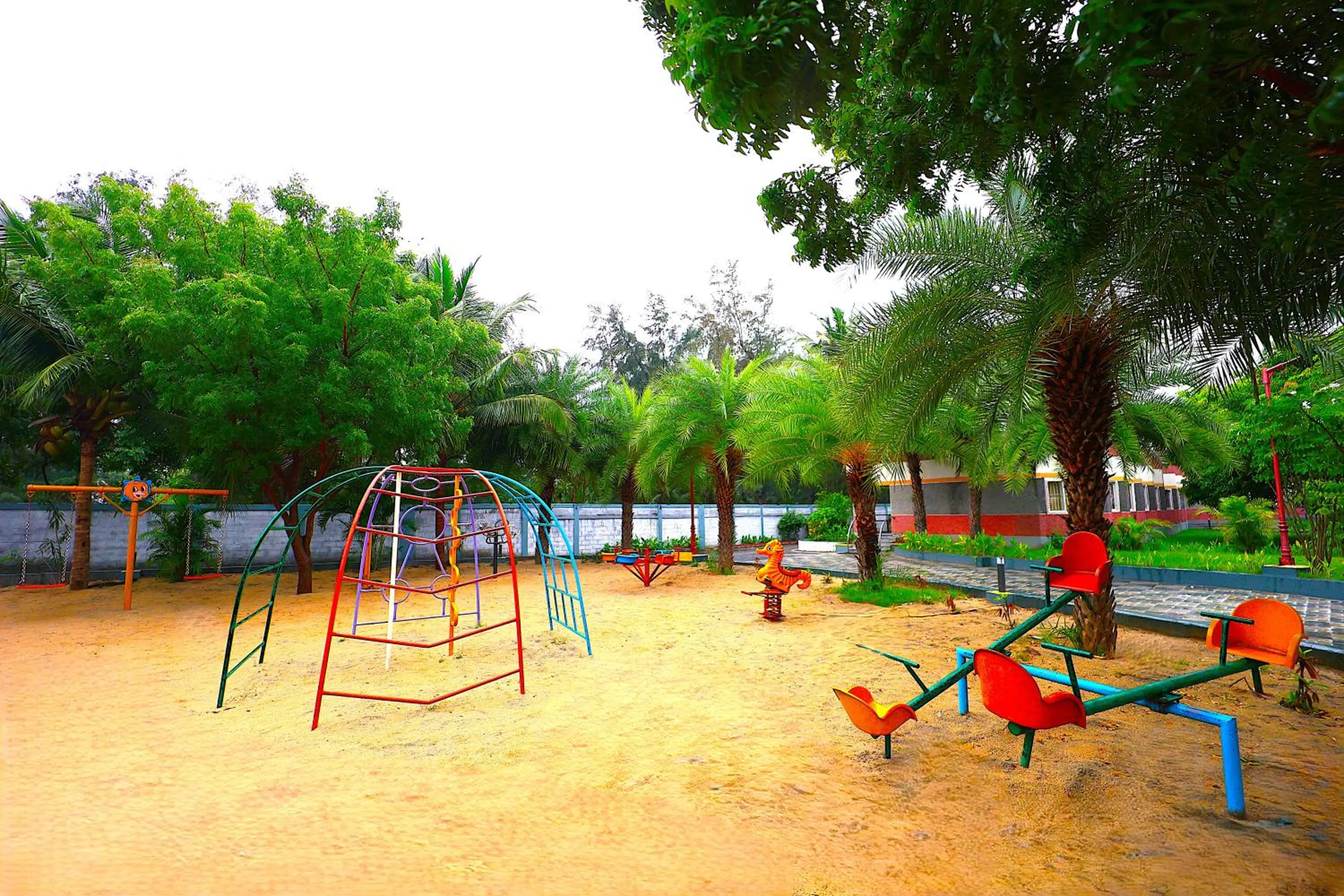 Children play ground in coral beach resort