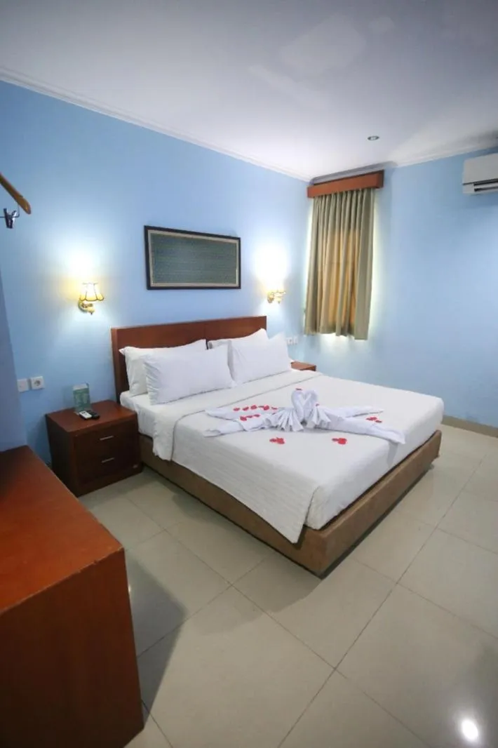 Bed in Azza Hotel Palembang