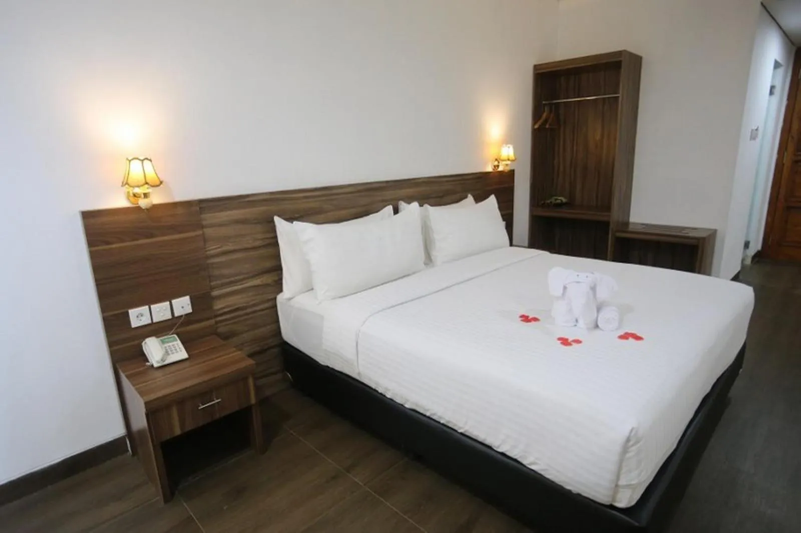 Bed in Azza Hotel Palembang