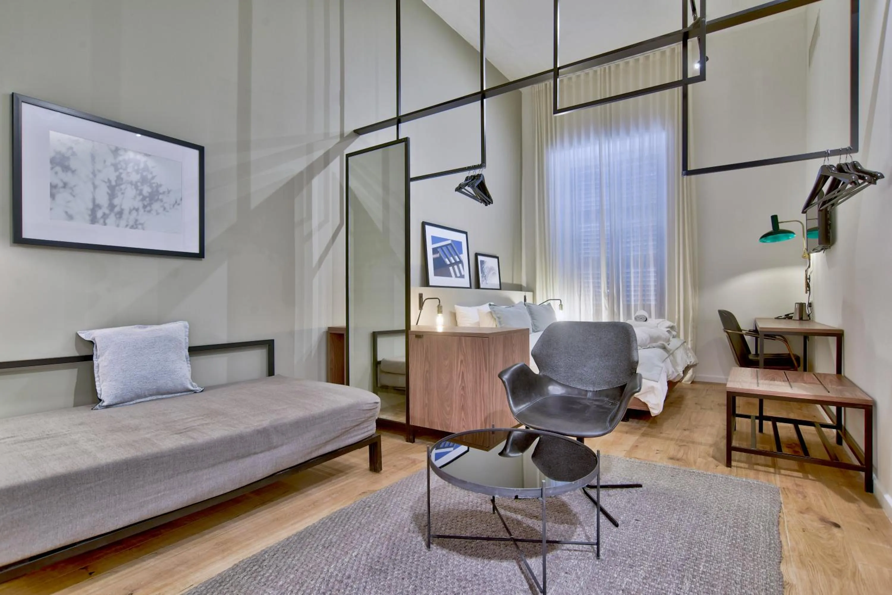 Seating area, Bed in Guest House de la Valette