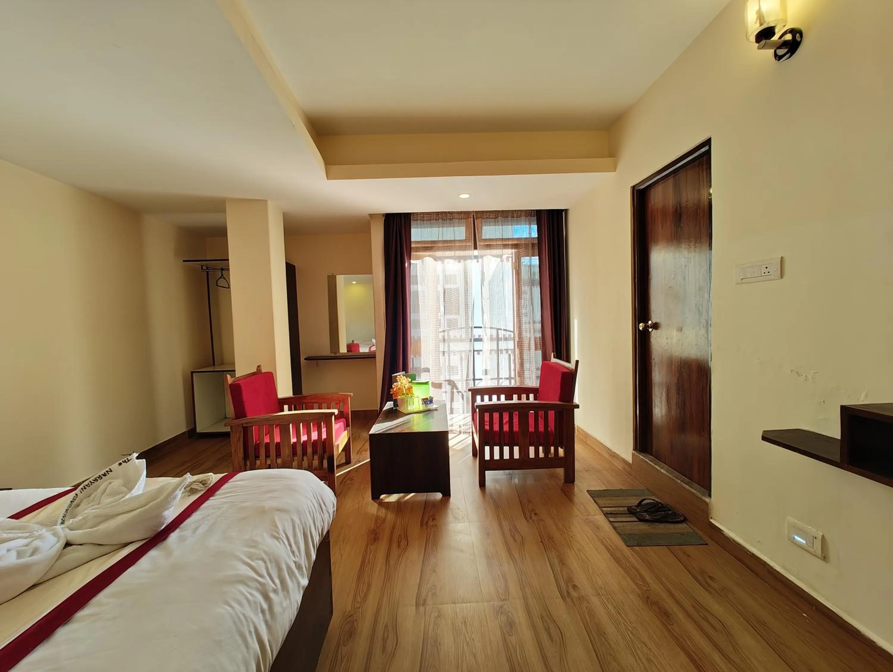 Bed in Hotel The Narayani Continental