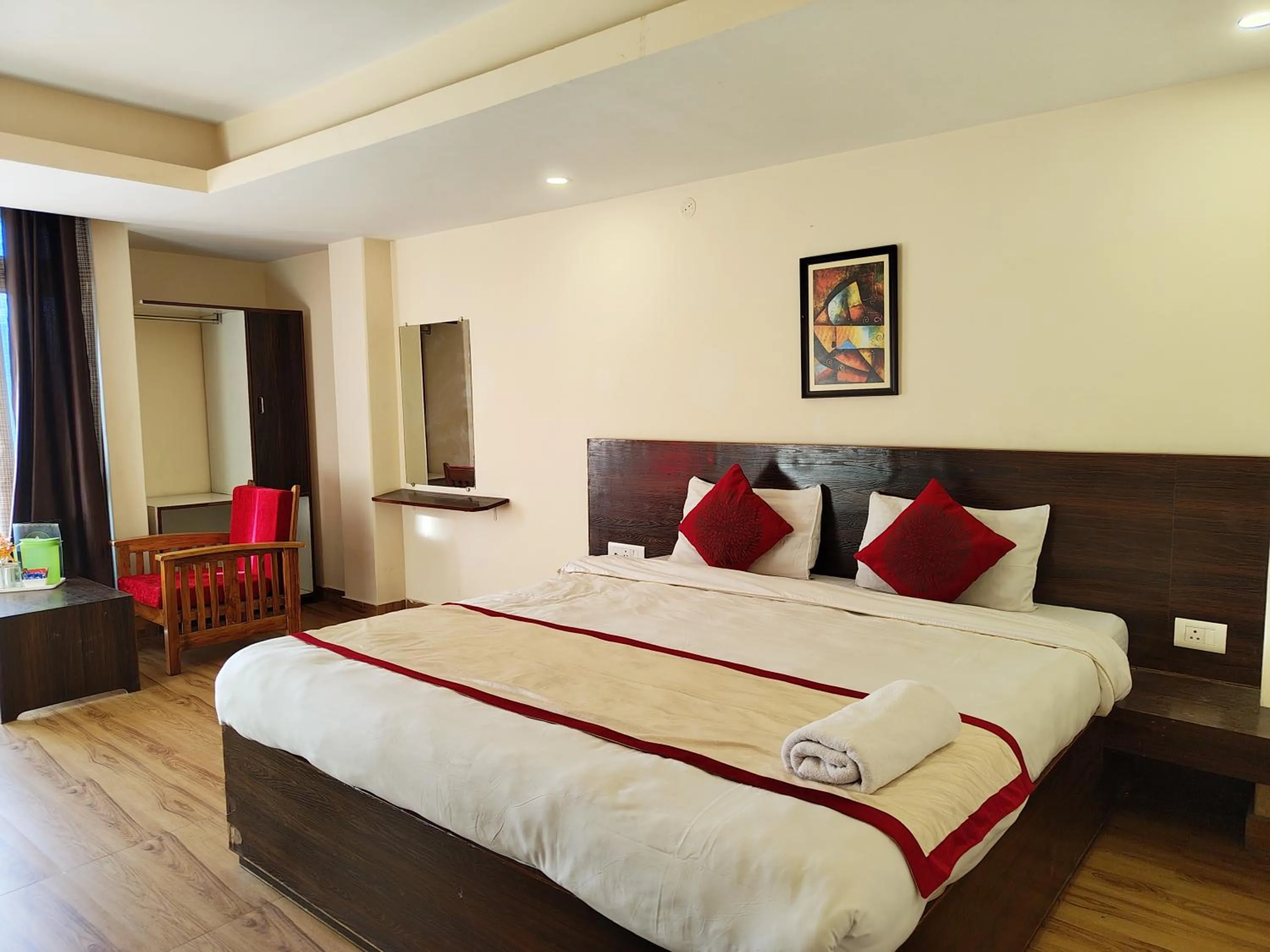 Bed in Hotel The Narayani Continental