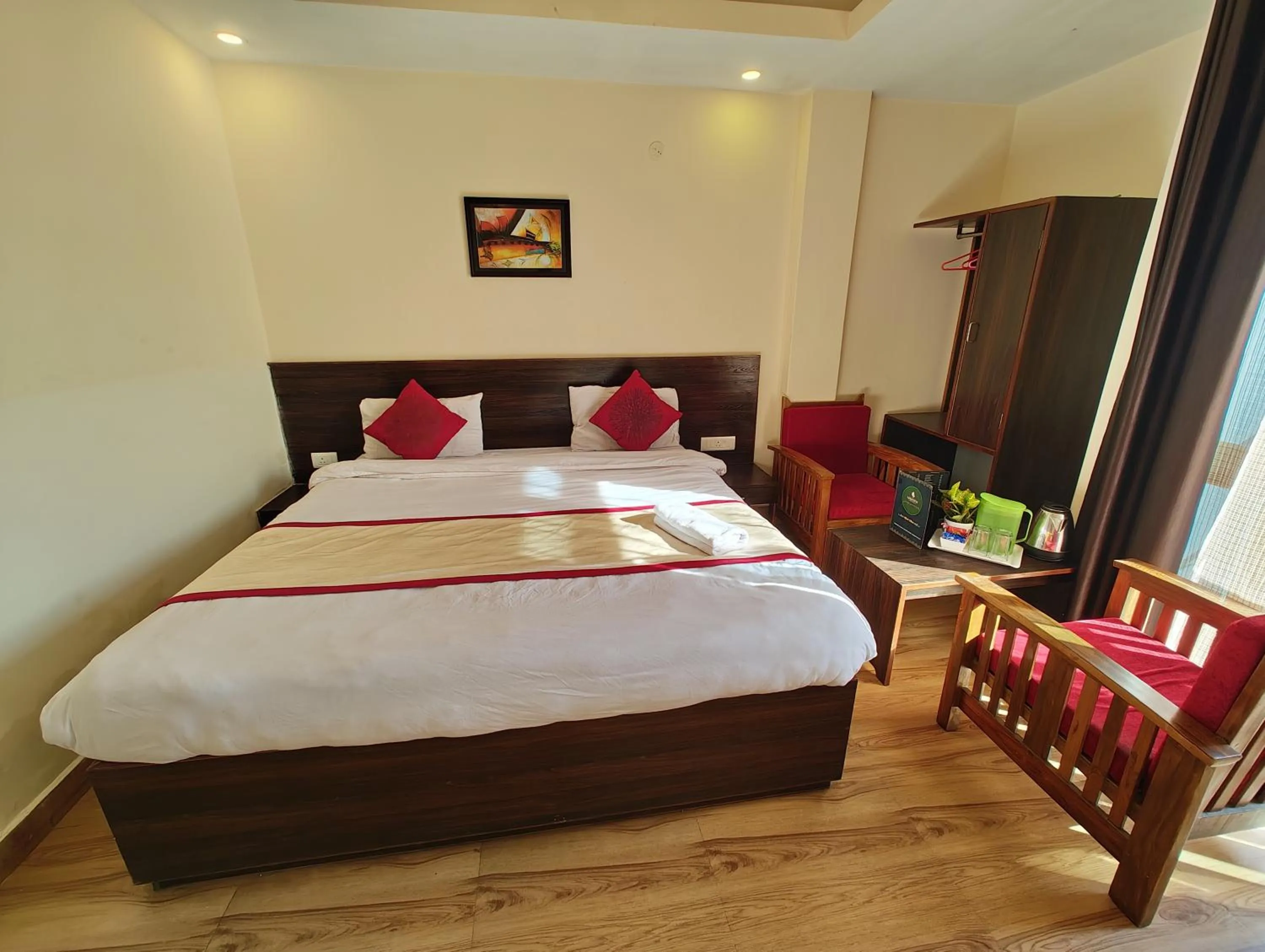 Bed in Hotel The Narayani Continental