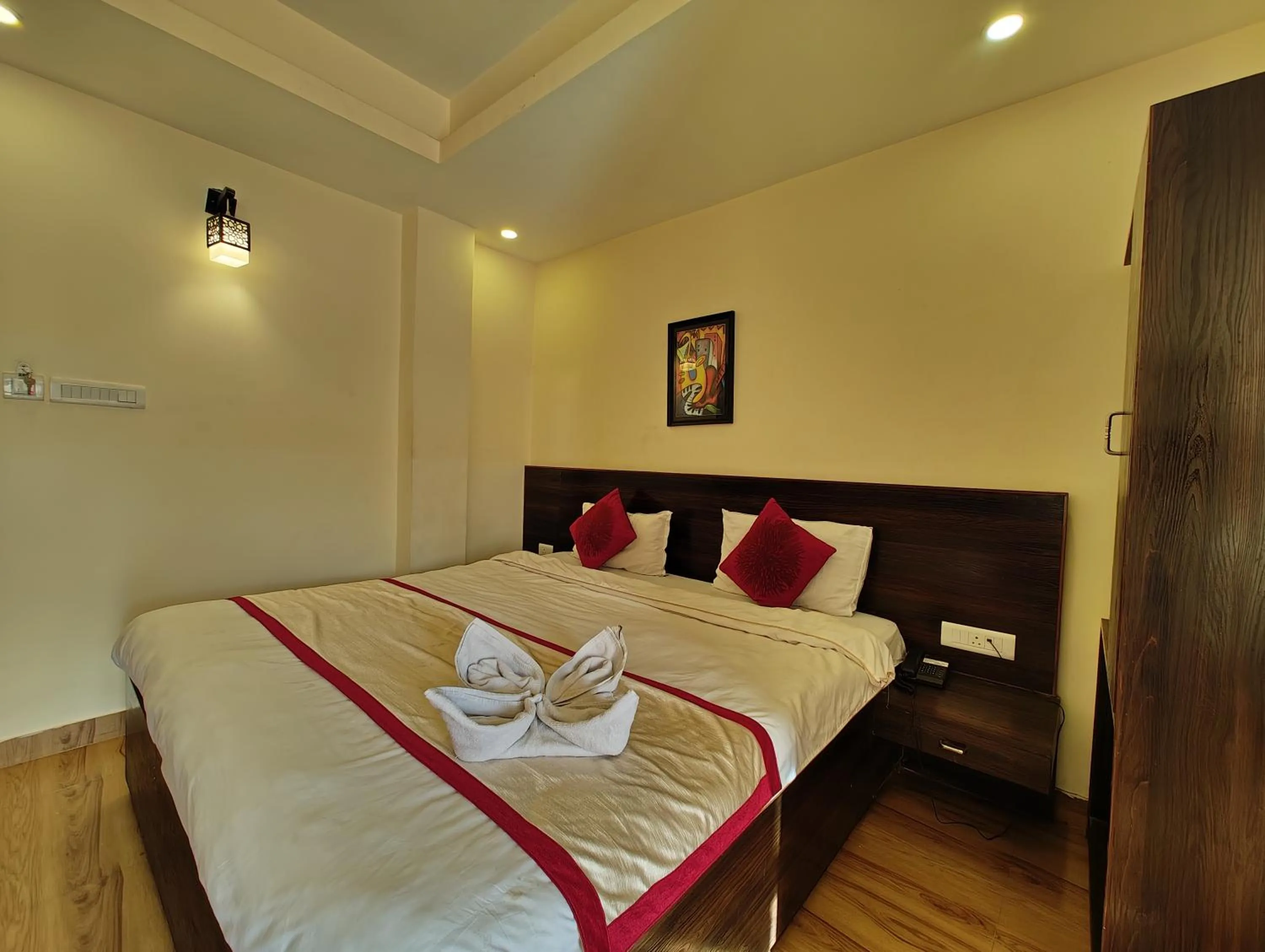 Bed in Hotel The Narayani Continental