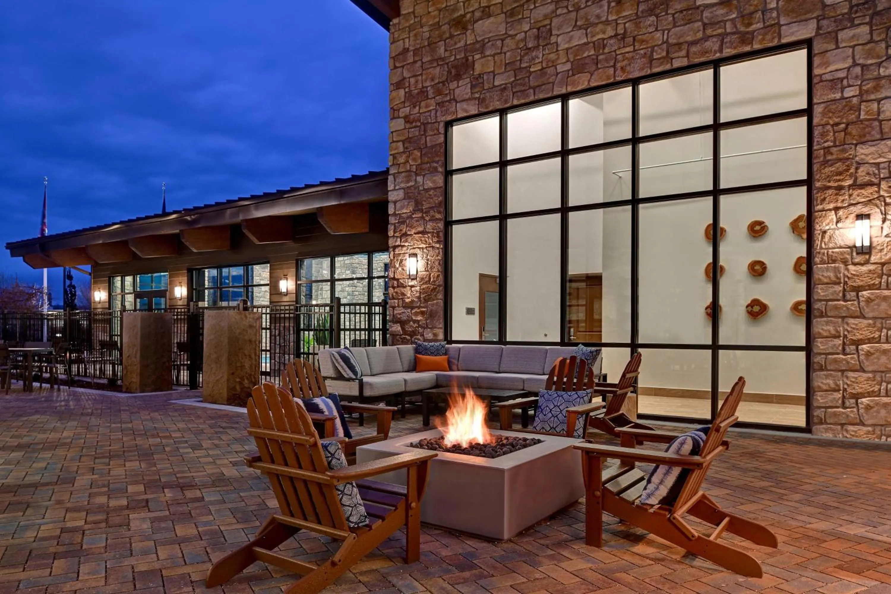 Patio in Homewood Suites By Hilton Eagle Boise, Id