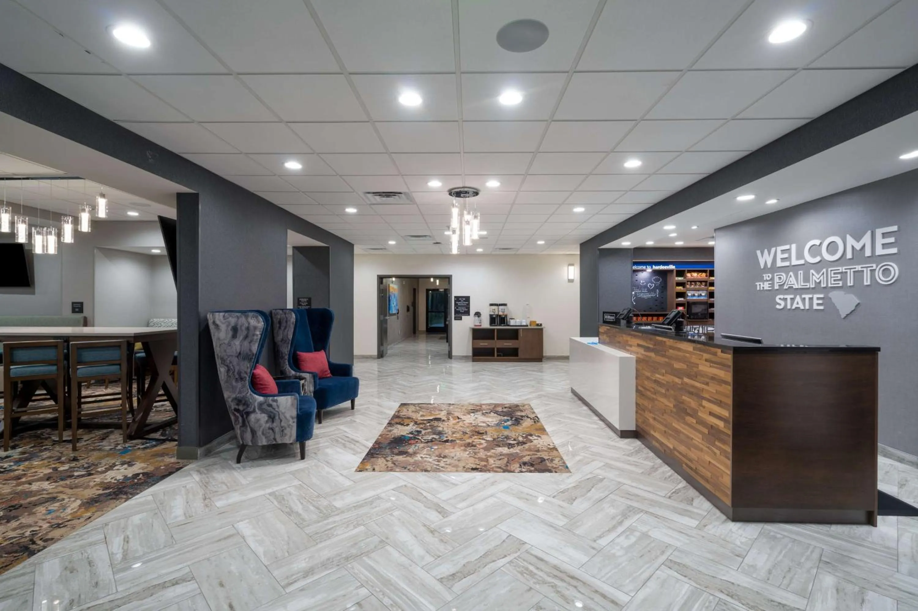 Lobby or reception in Hampton Inn By Hilton Hardeeville, SC