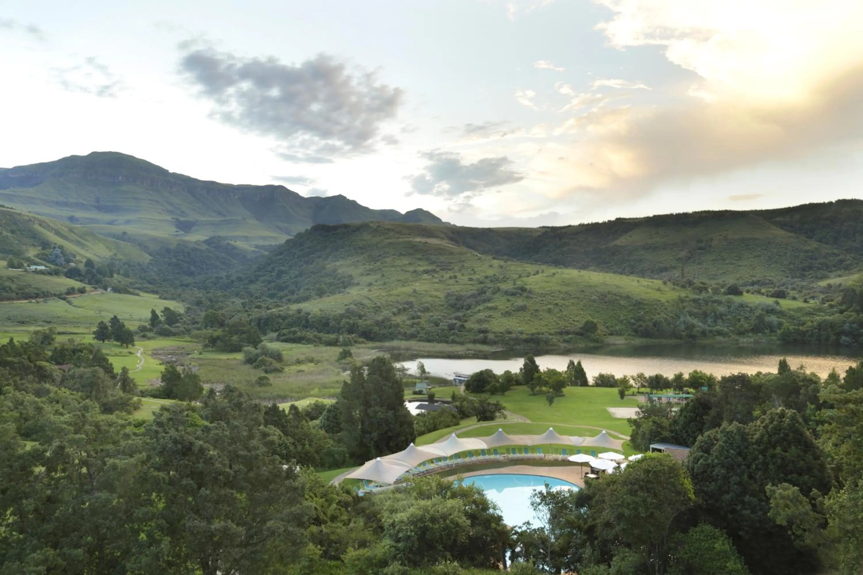 Natural landscape in Drakensberg Sun Resort