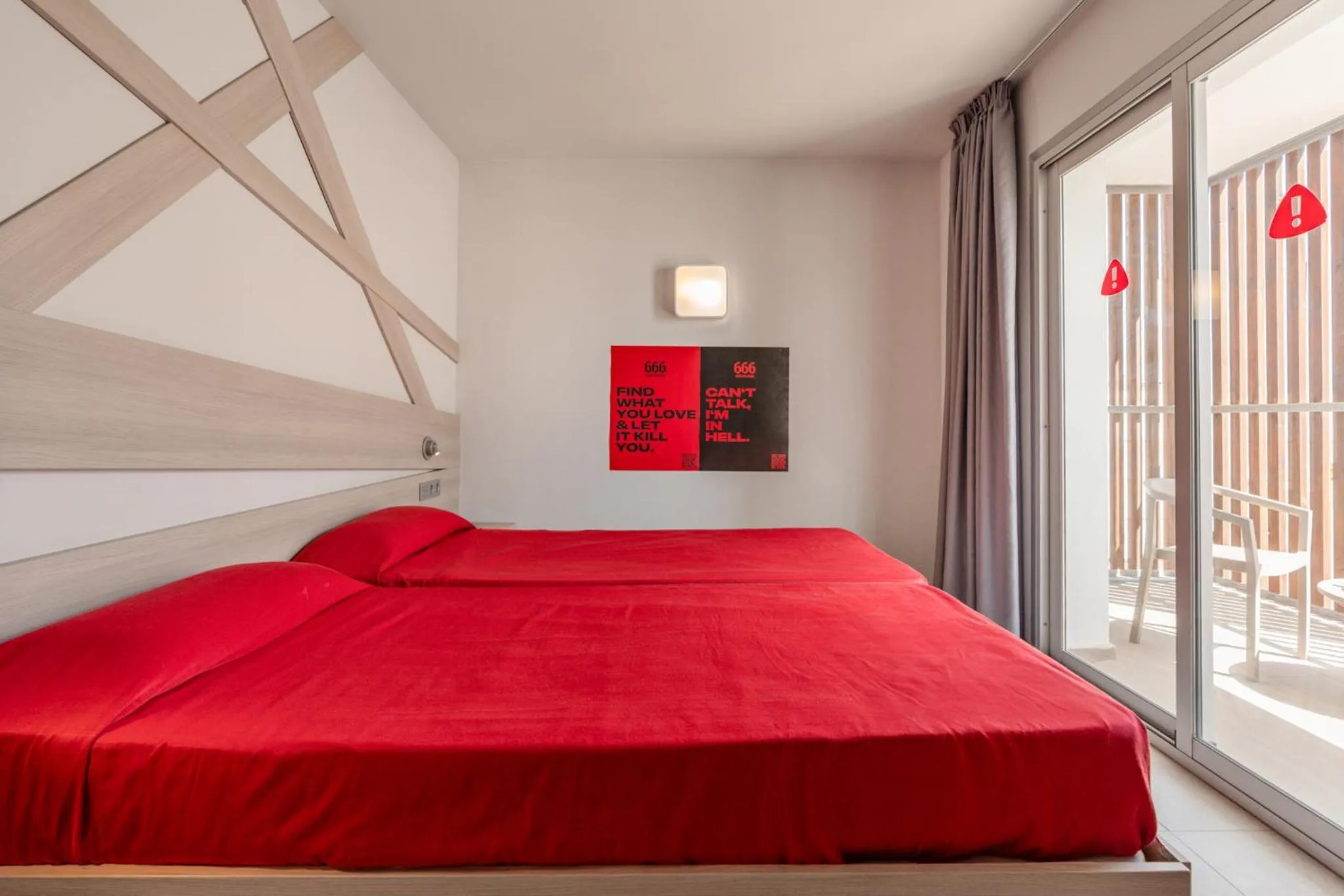 Bed in Ryans Ibiza Apartments - Only Adults