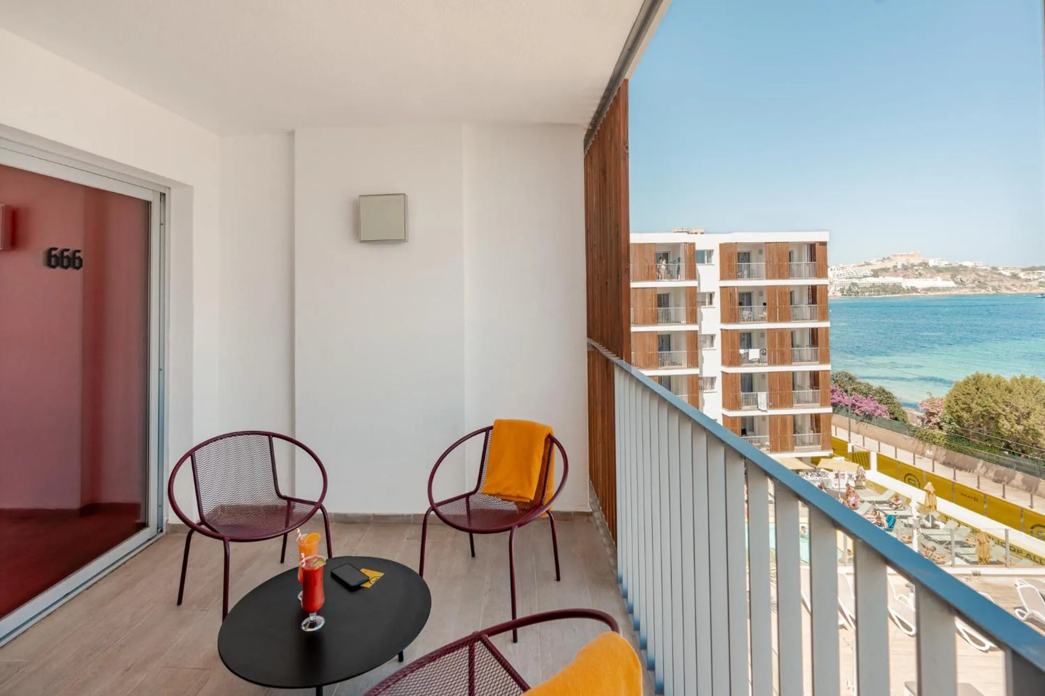 Balcony/Terrace in Ryans Ibiza Apartments - Only Adults