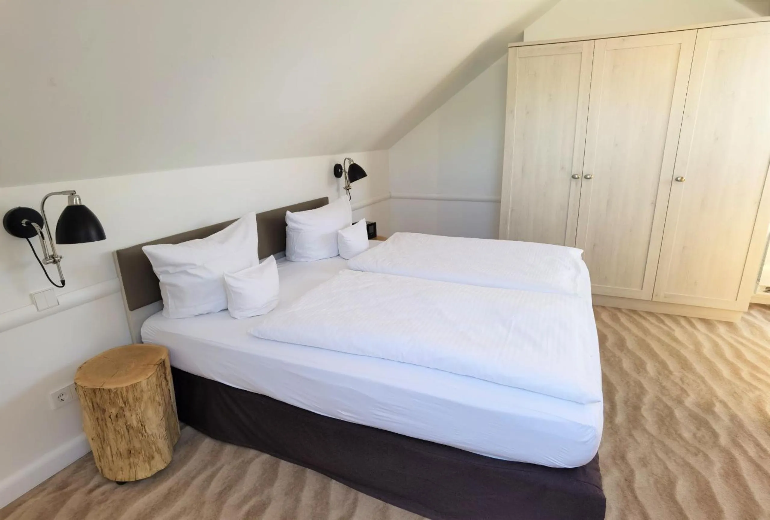 Bed in Victoria Suites